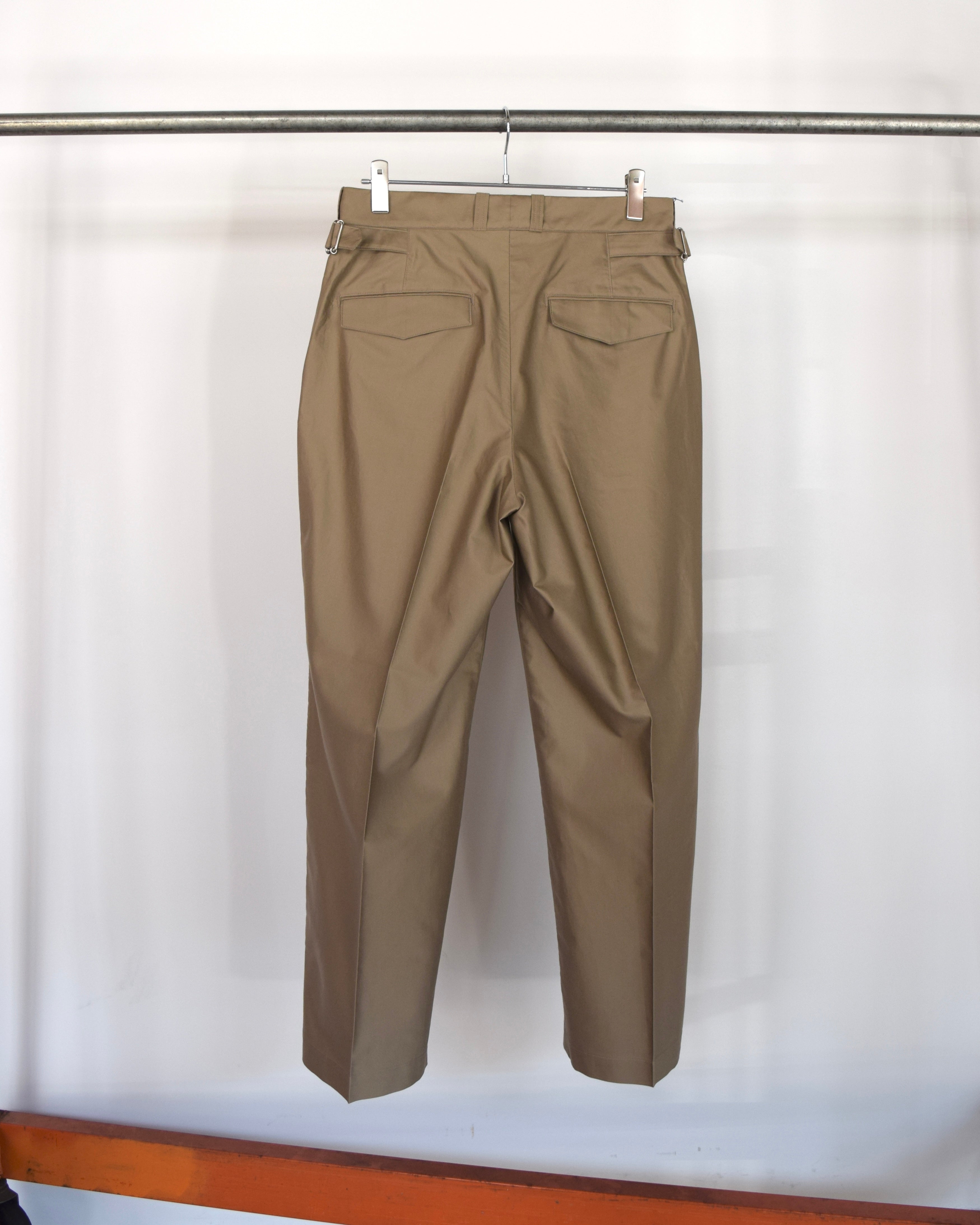 1000s thousands / GM SERVICE TROUSERS - STONE BROWN