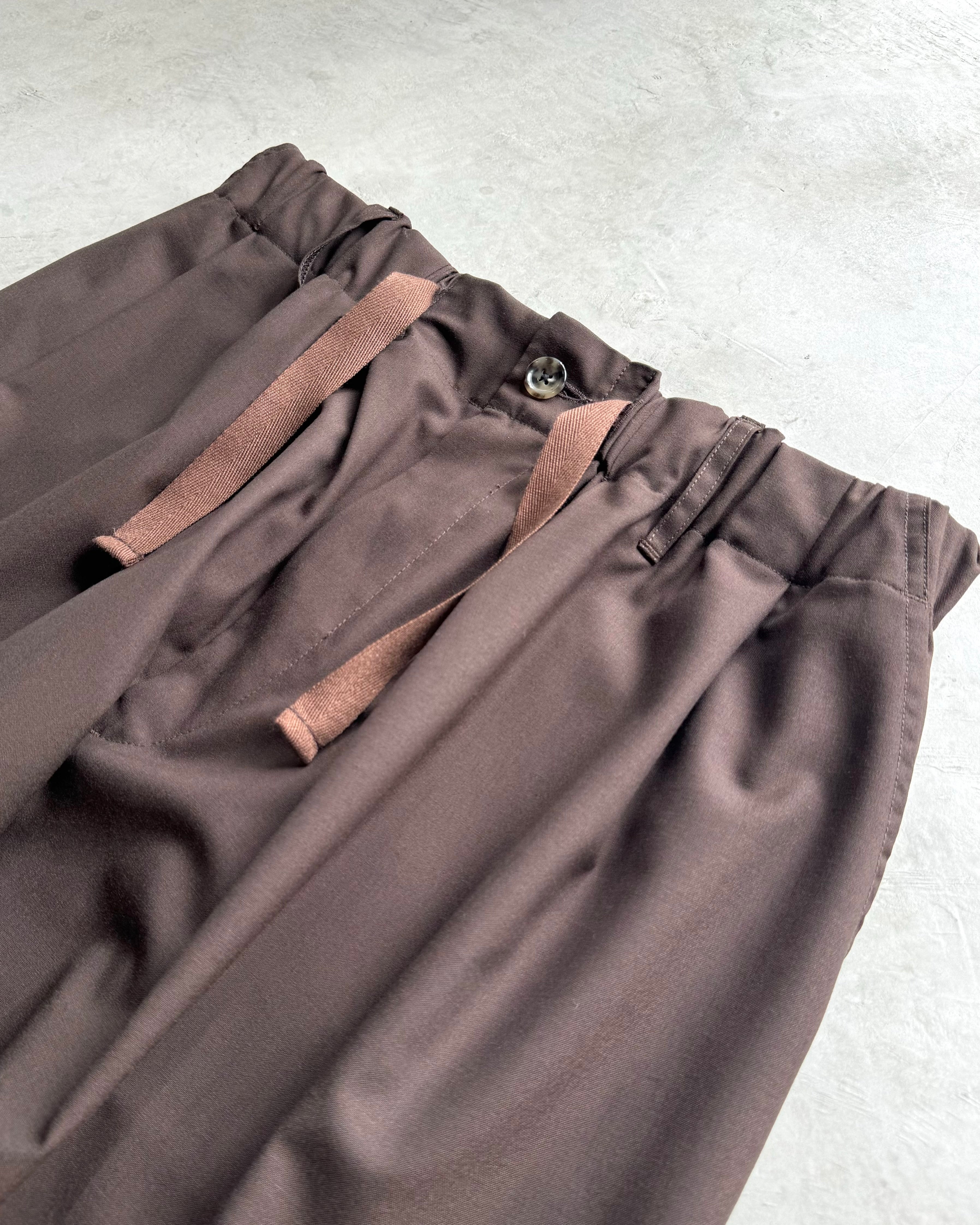 Sillage / baggy Trousers - BROWN