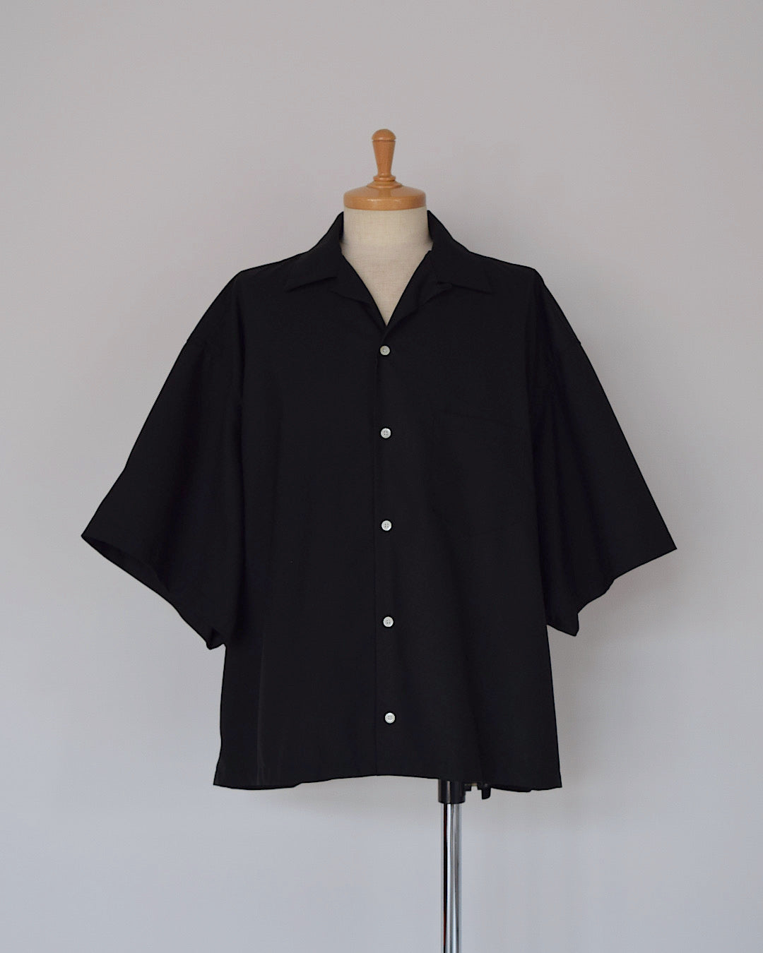 Sillage / overshirt short sleeve - BLACK