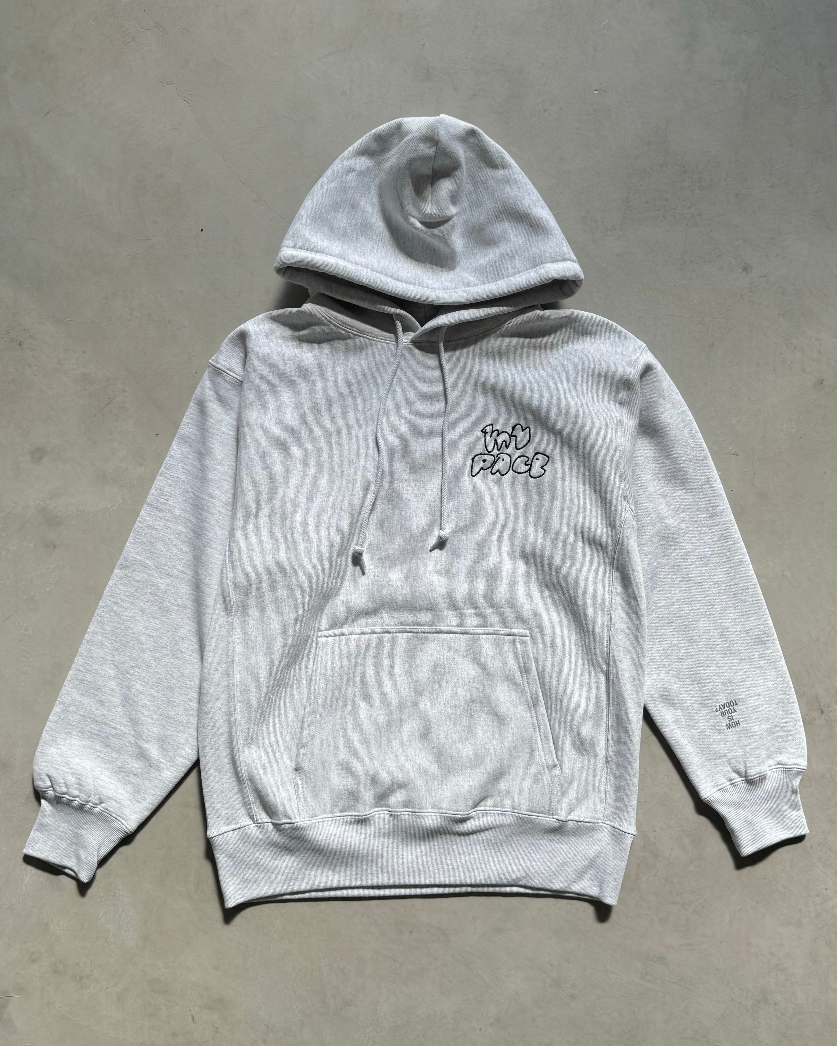 TODAY edition / MY PACE #01 Hooded Sweat - GRAY
