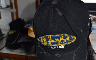 BALANCE oval logo Distressed cap　release