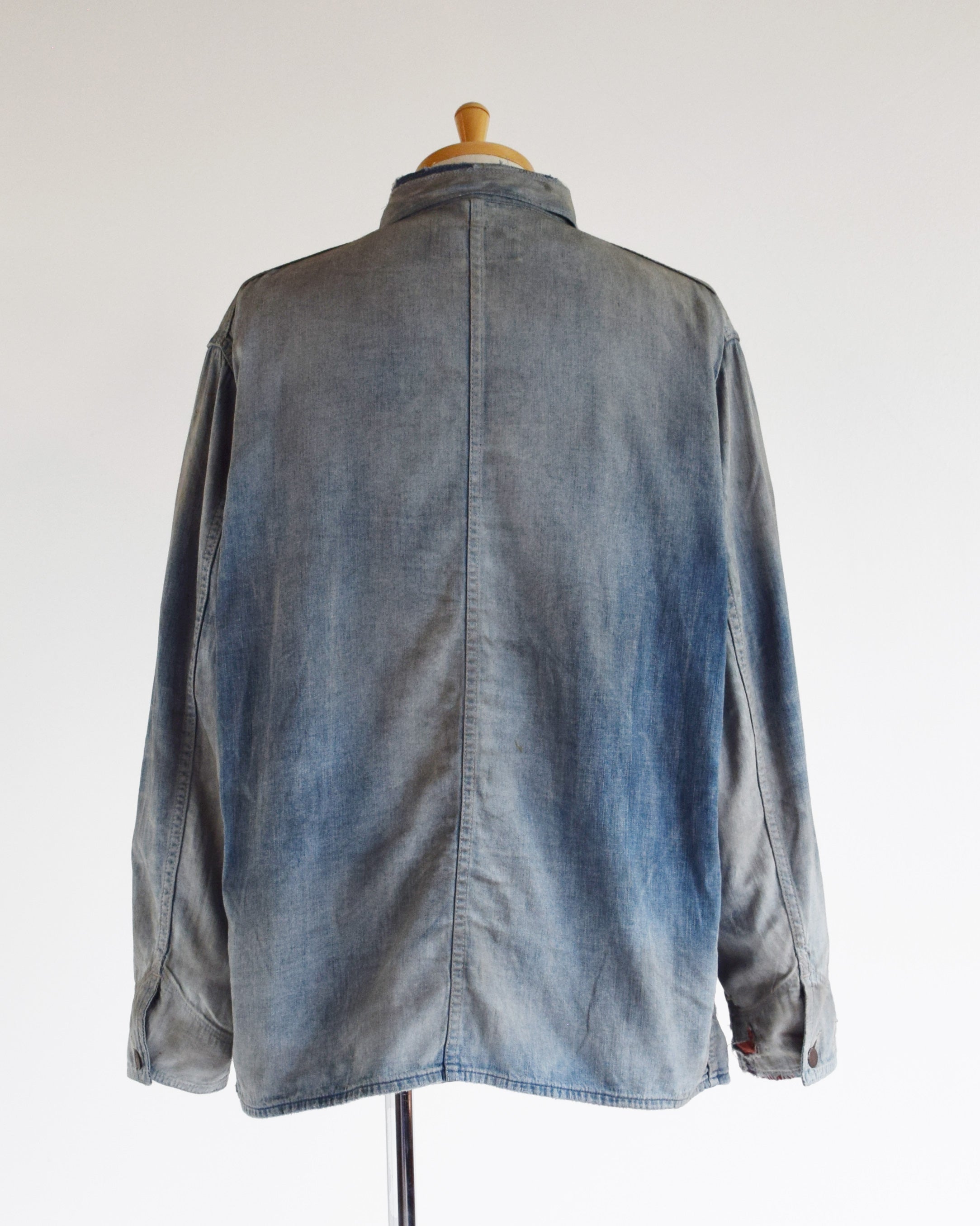 ANACHRONORM / SMU REMAKED LIGHT oz DENIM COVERALL - INDIGO