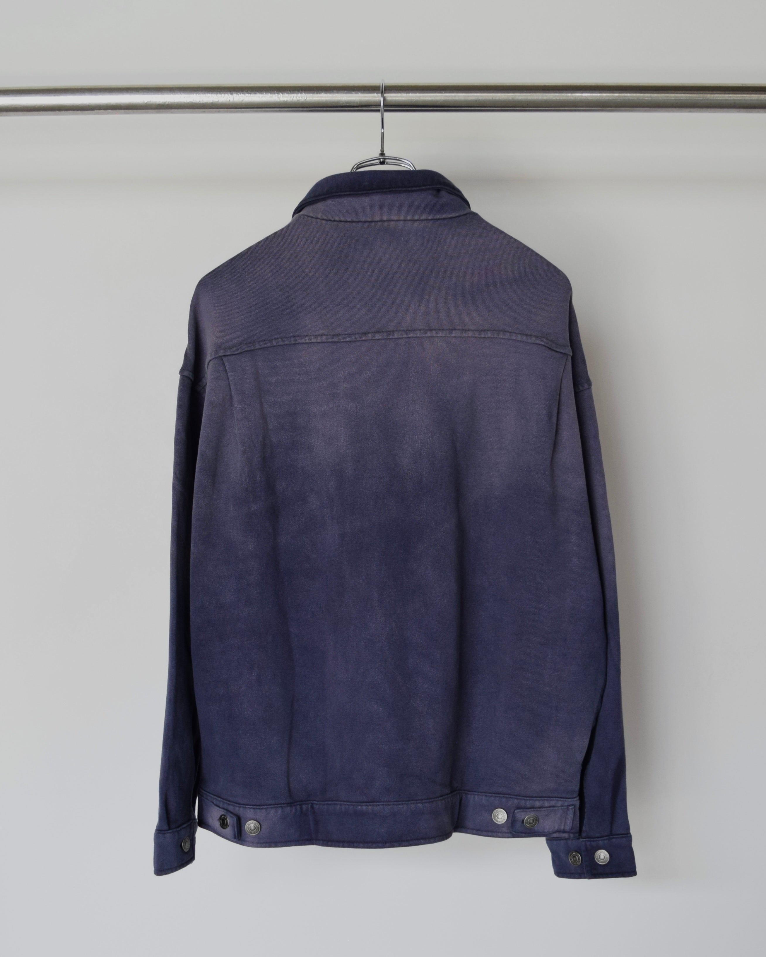 BONKNOW FREAKS / SWEAT TRUCKER JACKET - NAVY