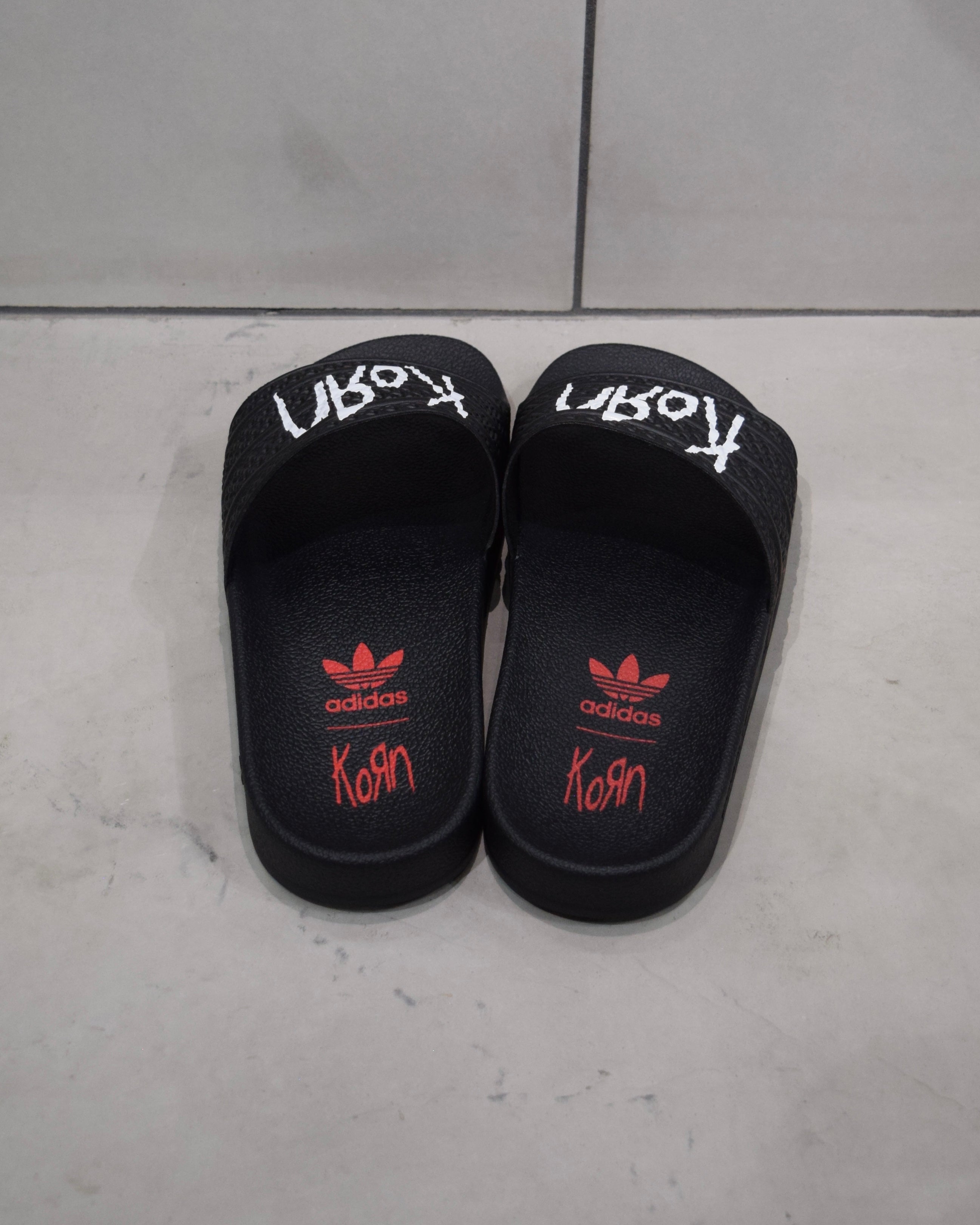 ADIDAS×KoRn / ADILETTE KORN - BLACK