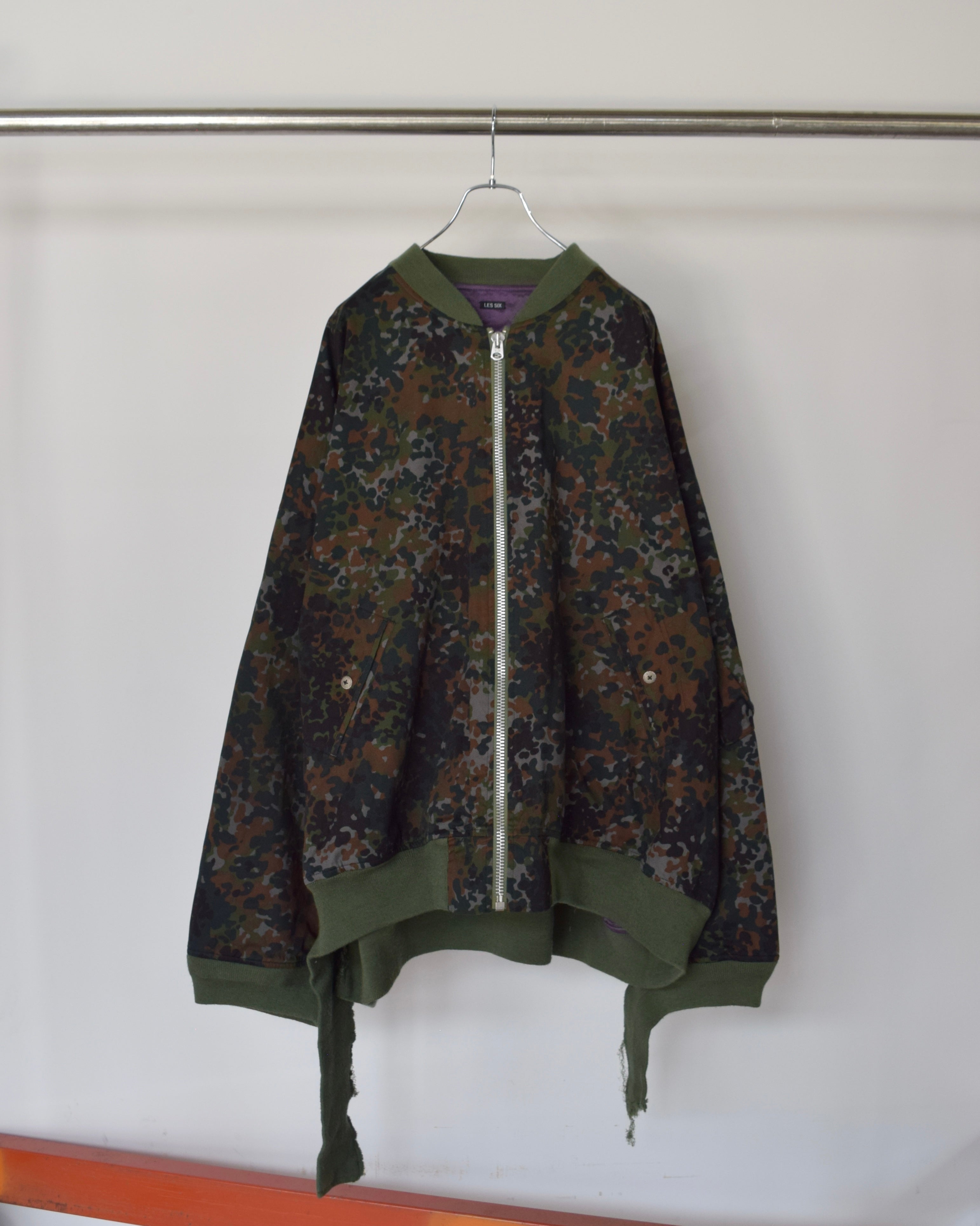 LES SIX / anathema bomber - germancamo dyed