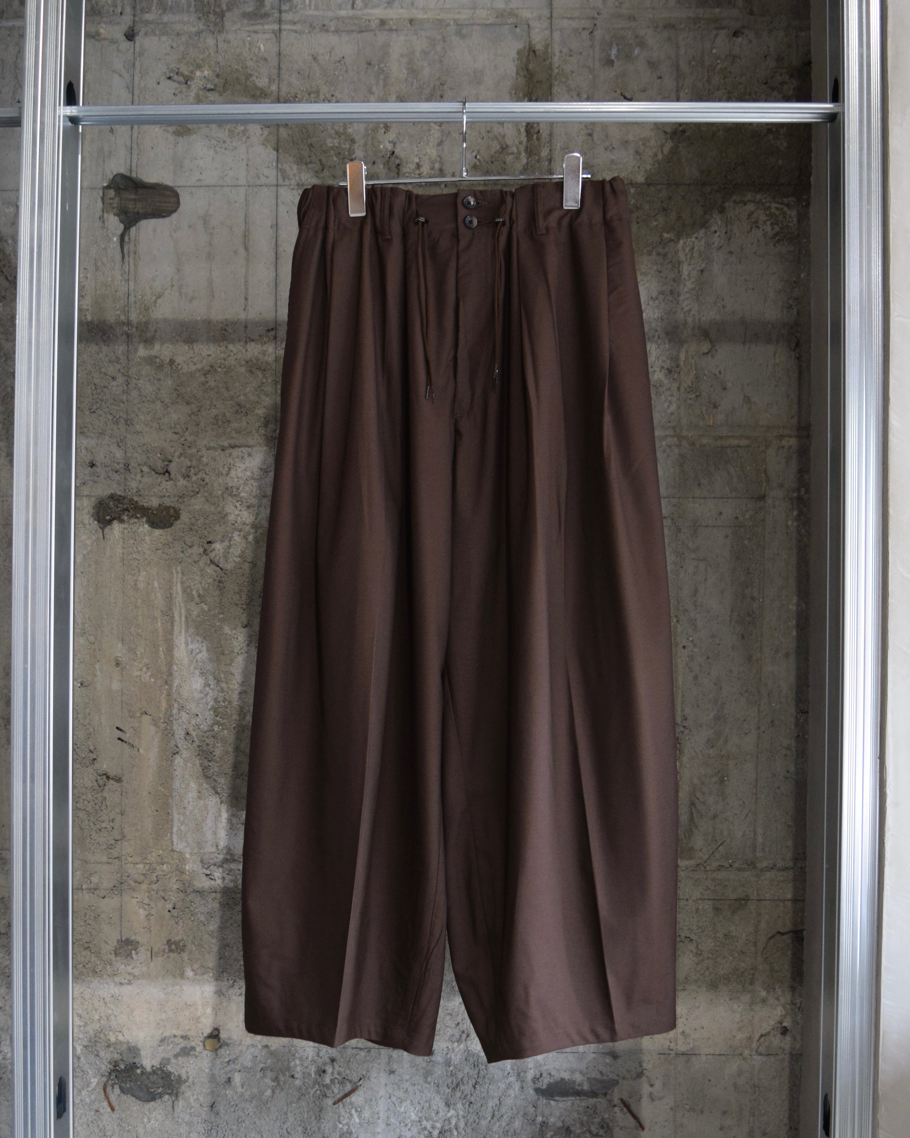 Sillage / circular pants - BROWN