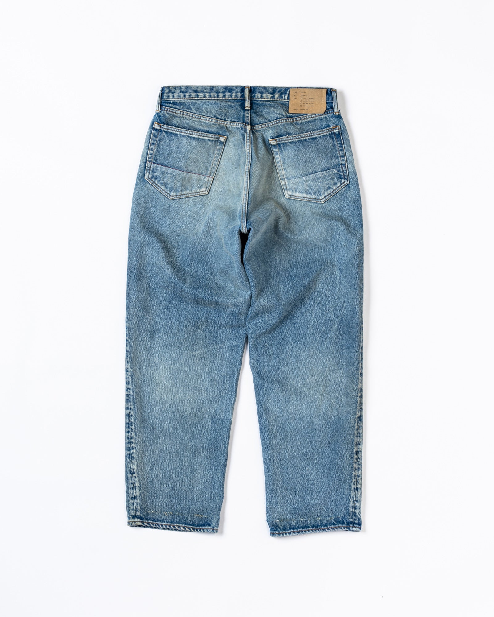 CONTEXT / 80's WIDE 5P PANTS - INDIGO 24 REMAKE