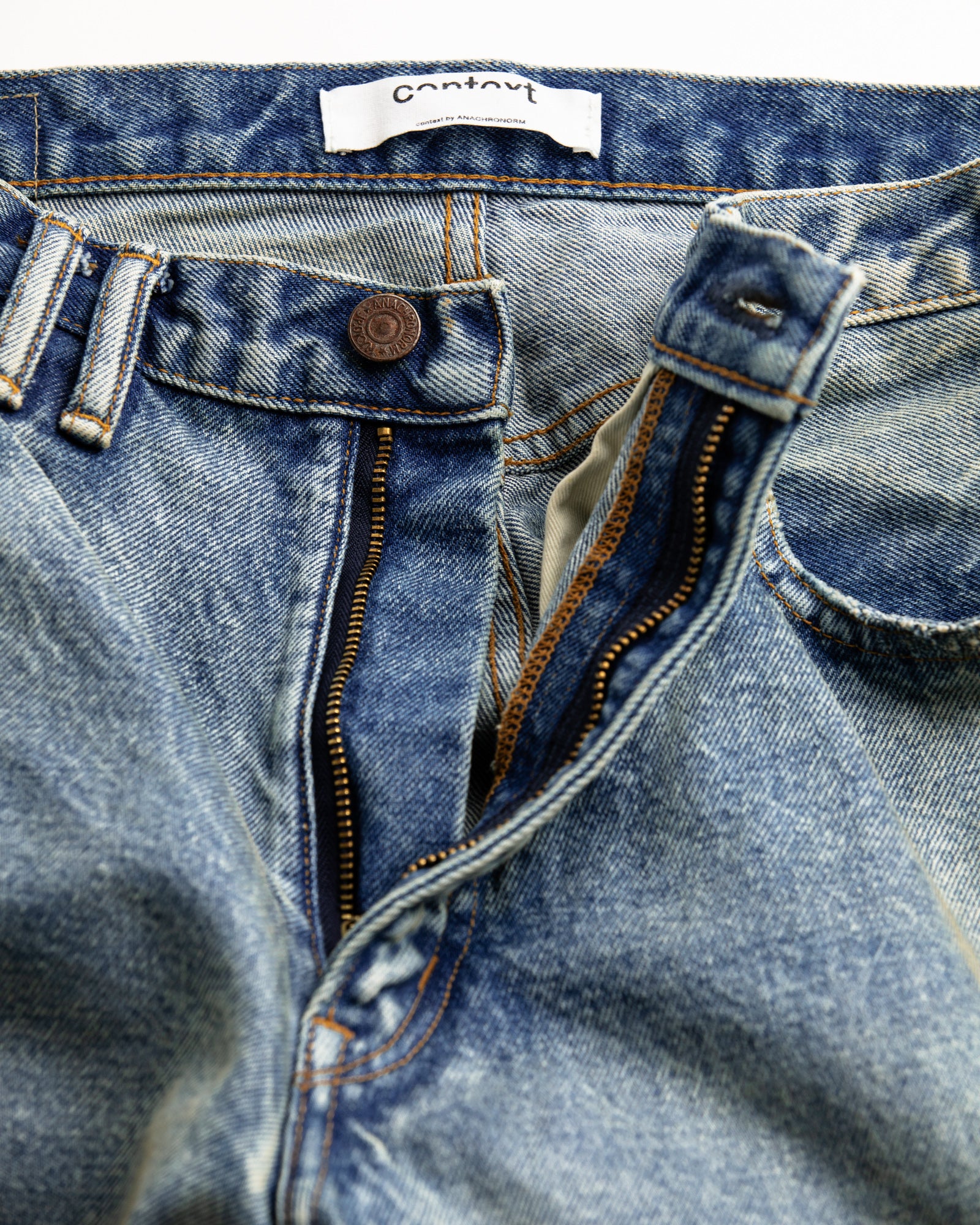CONTEXT / 80's WIDE 5P PANTS - INDIGO 24 REMAKE