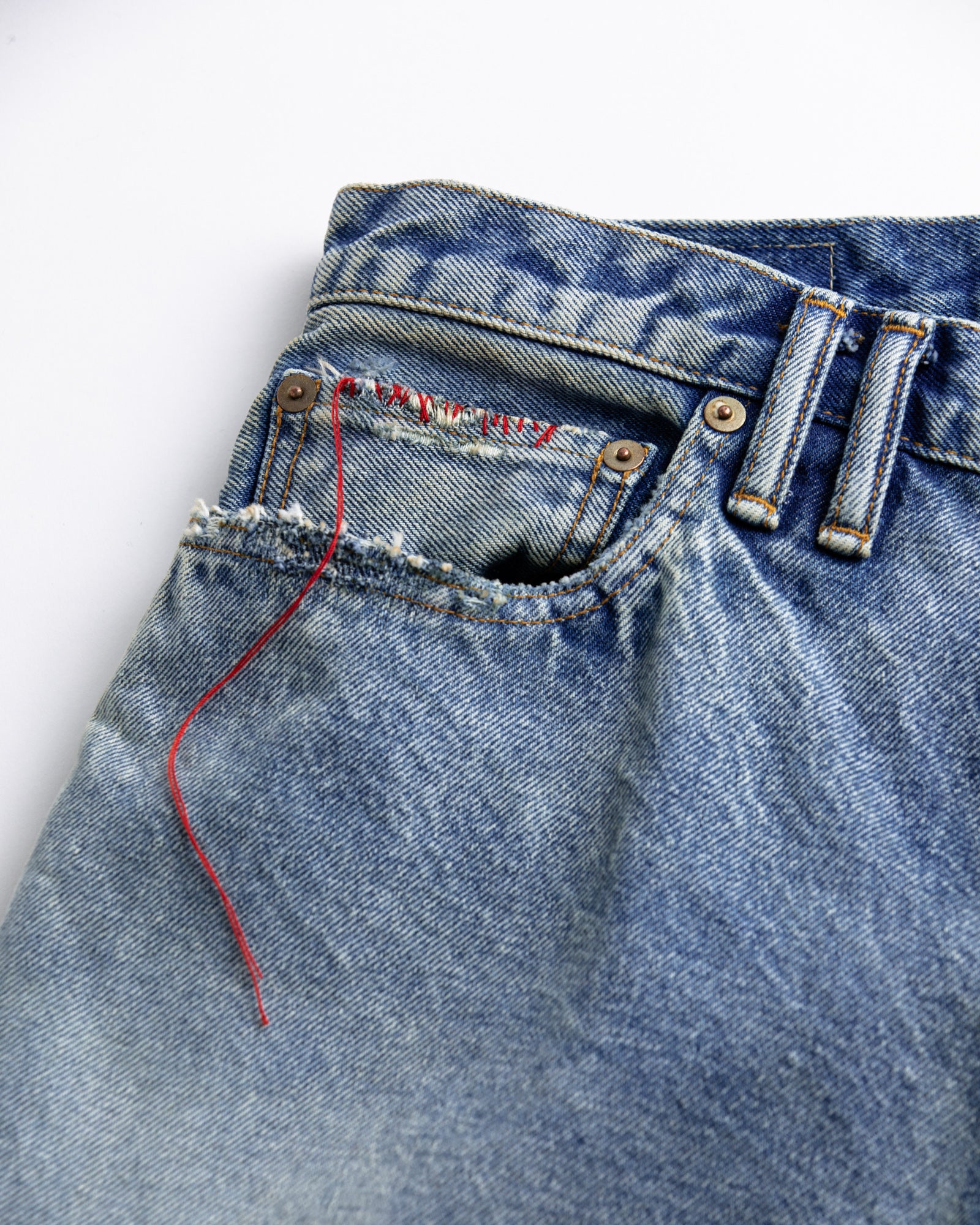 CONTEXT / 80's WIDE 5P PANTS - INDIGO 24 REMAKE