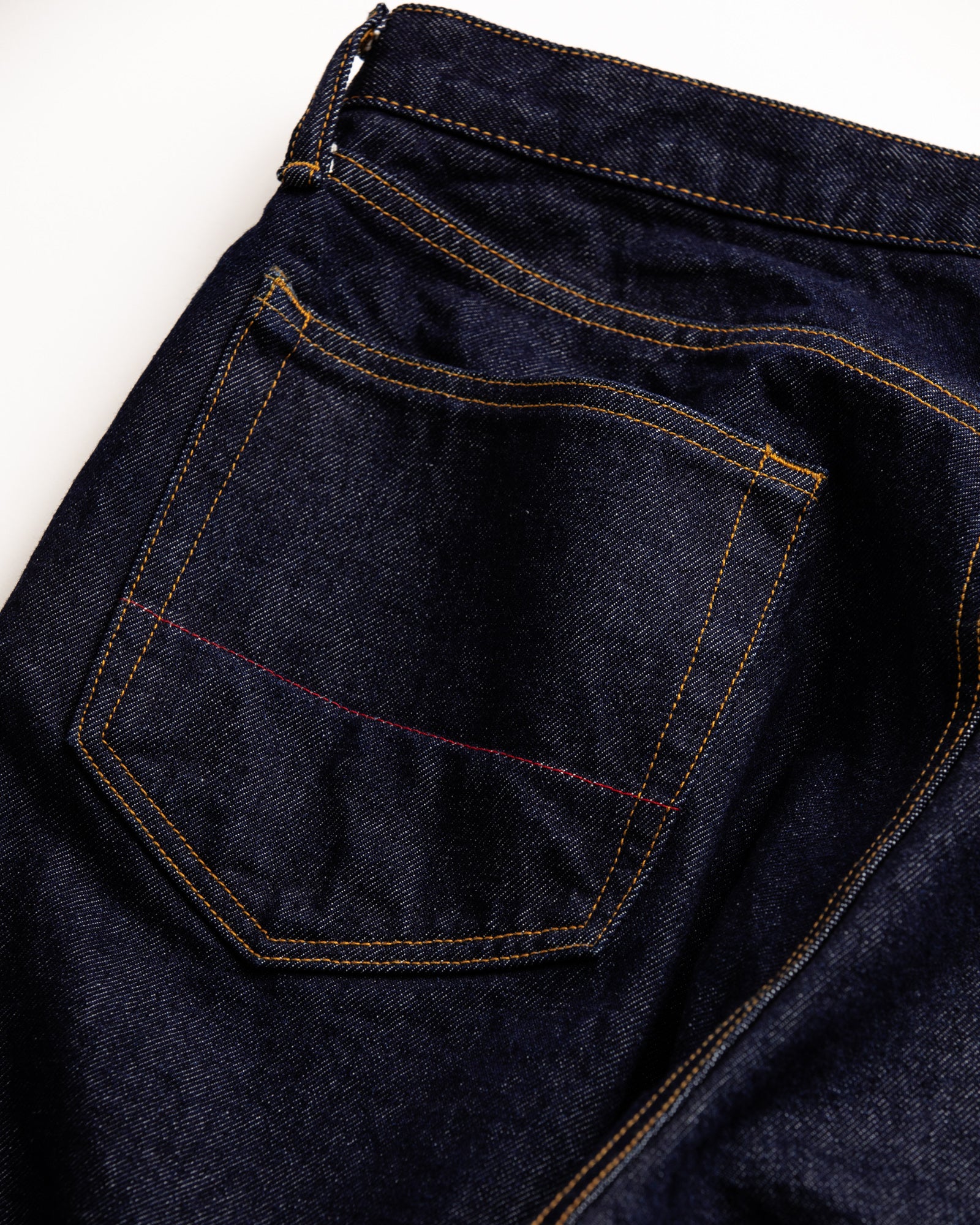 CONTEXT / 80's WIDE 5P PANTS - INDIGO ONE WASH