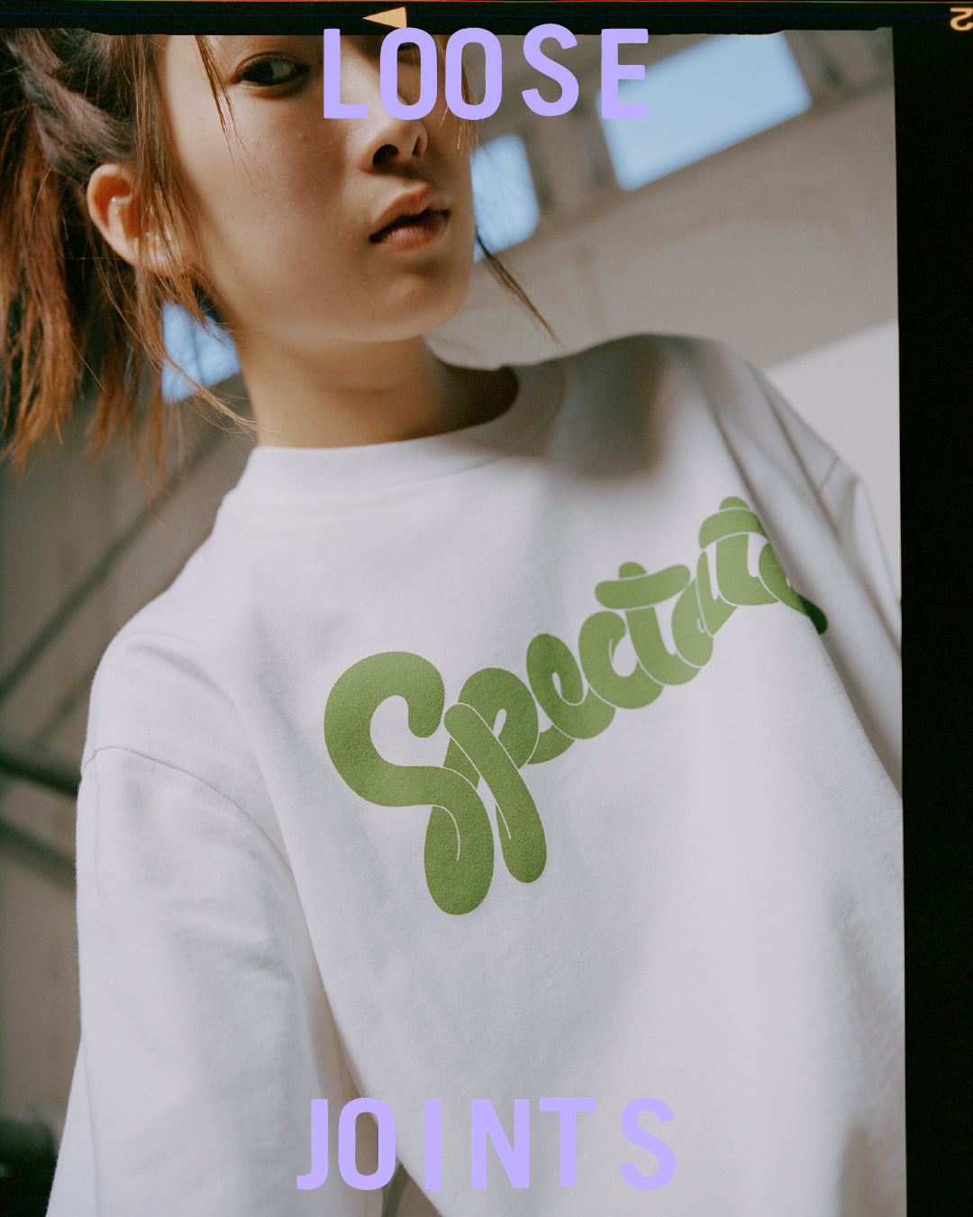 loosejoints / SPECTATOR - "OLD LOGO" S/S TEE - WHITE