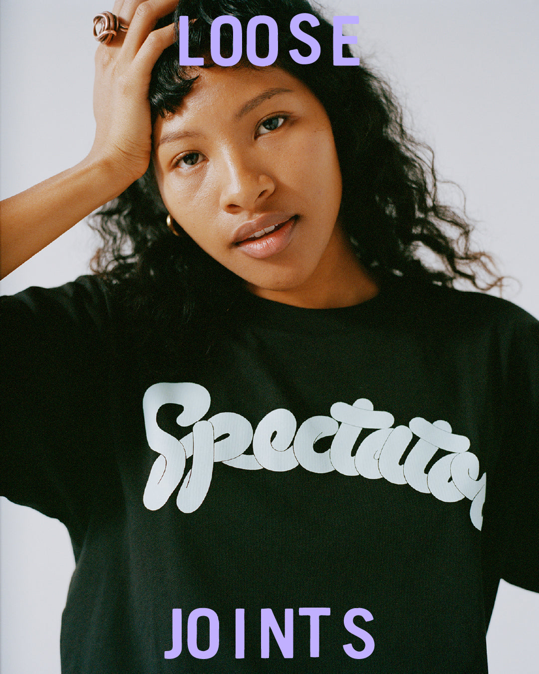 loosejoints / SPECTATOR - "OLD LOGO" S/S TEE - BLACK