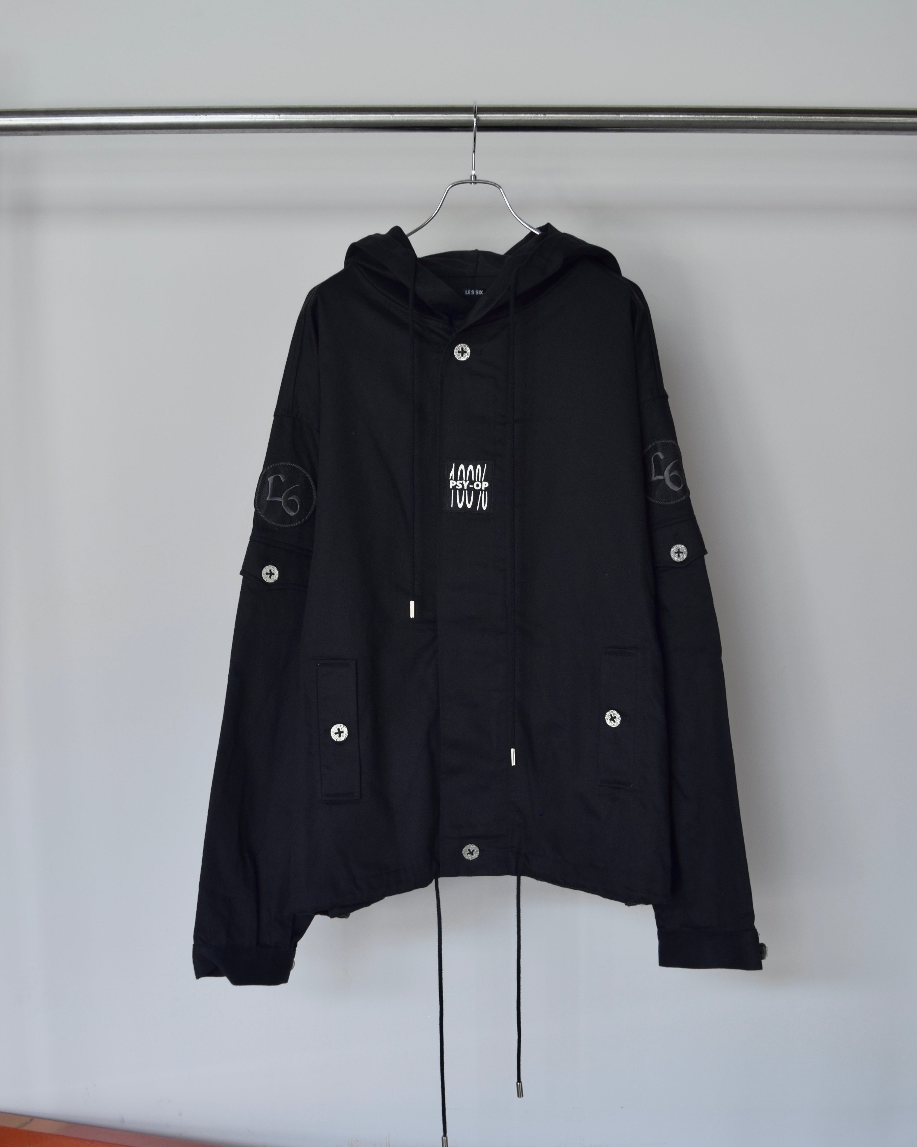 LES SIX / sniper jacket - BLACK