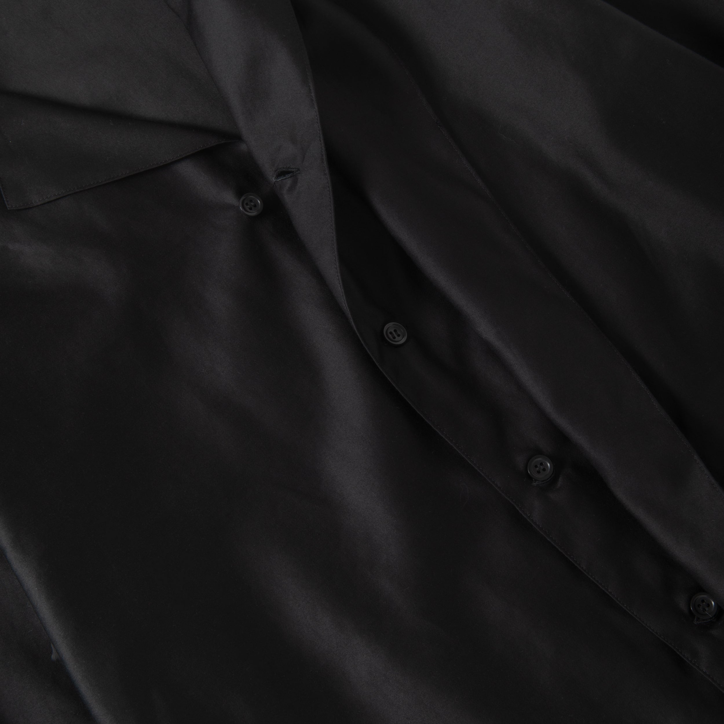 AMBER / COTTON MOLESKIN SHIRTS - BLACK
