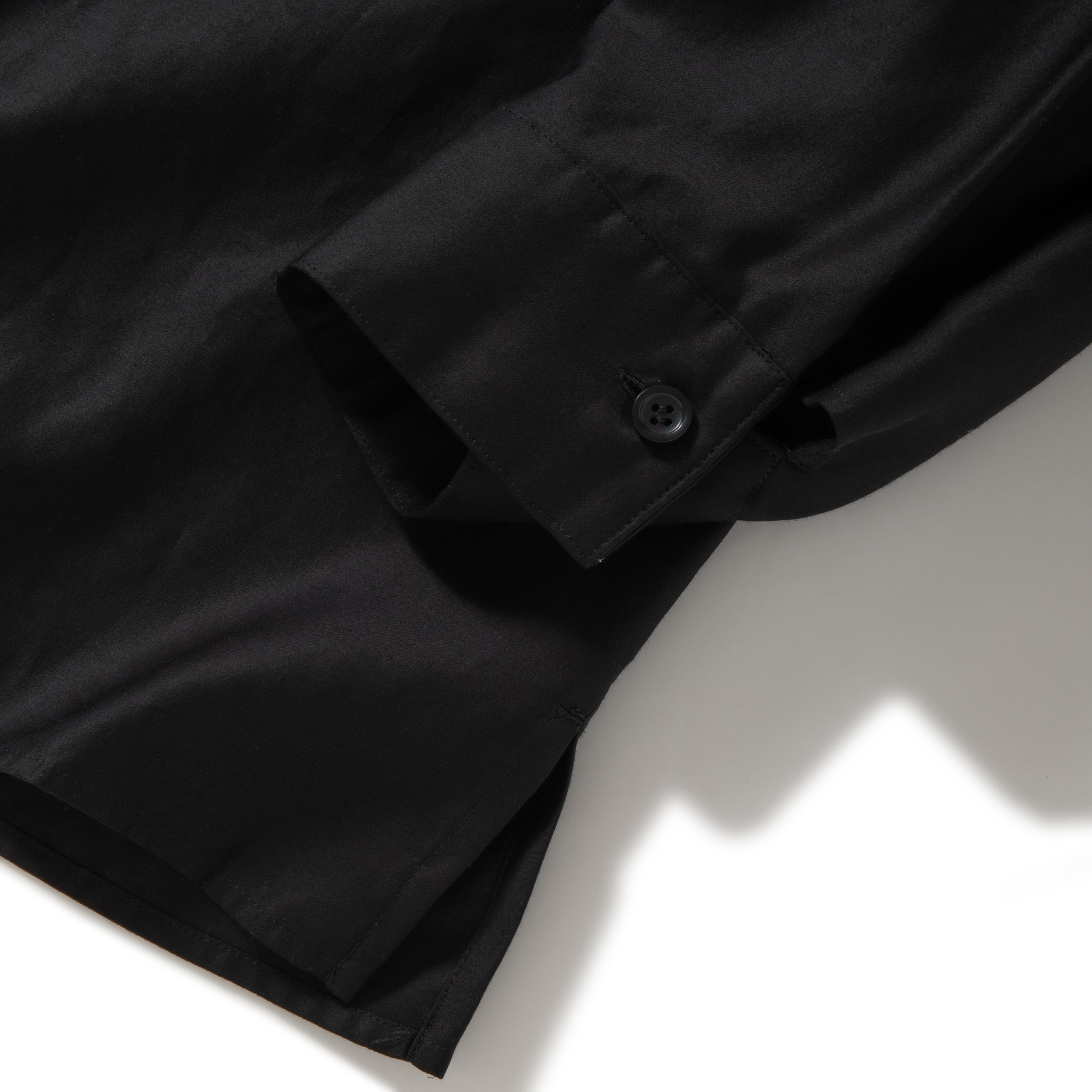 AMBER / COTTON MOLESKIN SHIRTS - BLACK