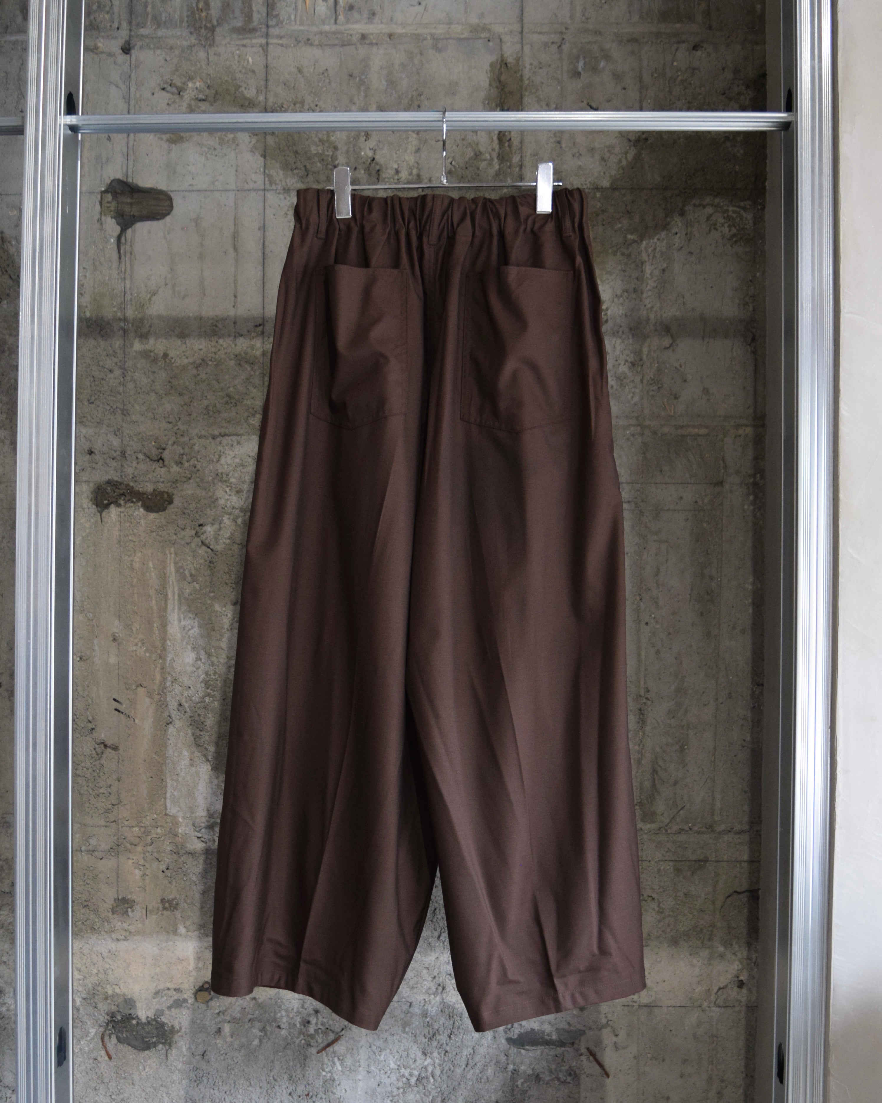 Sillage / circular pants - BROWN