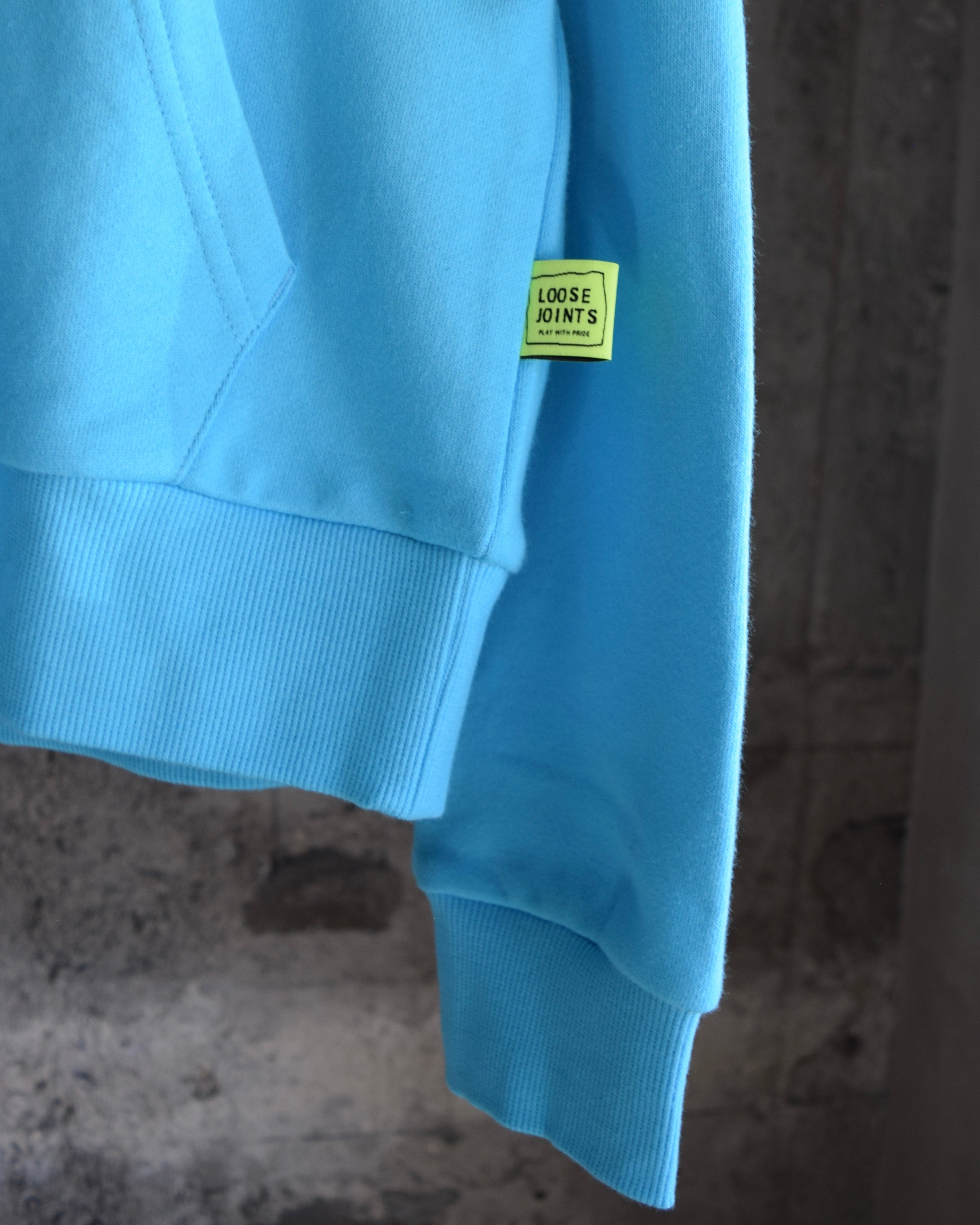 loosejoints / MASATO MAEKAWA - "Mezcal" Hoodie - TURQUOISE