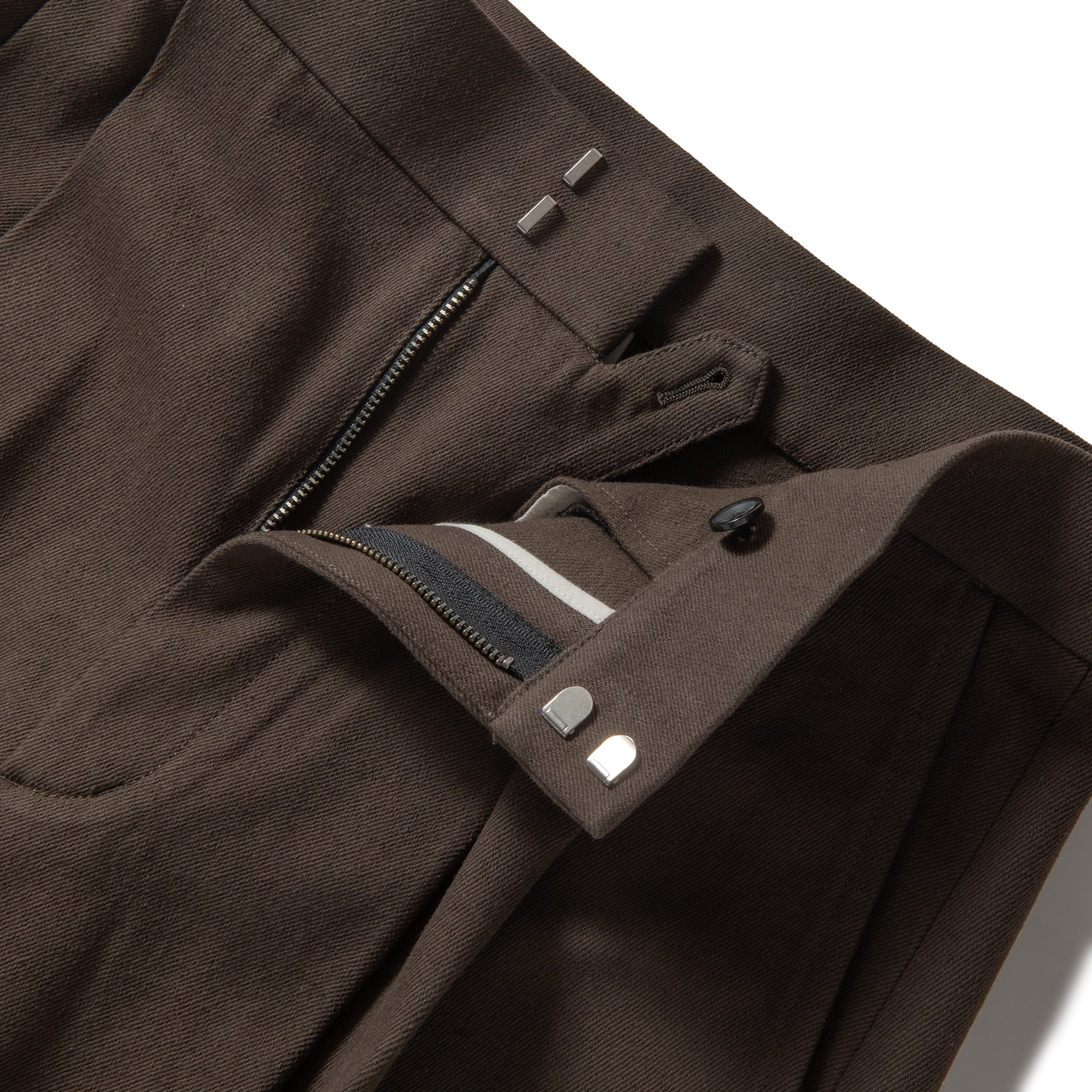 AMBER / WOOL TWILL PANTS - CAMEL