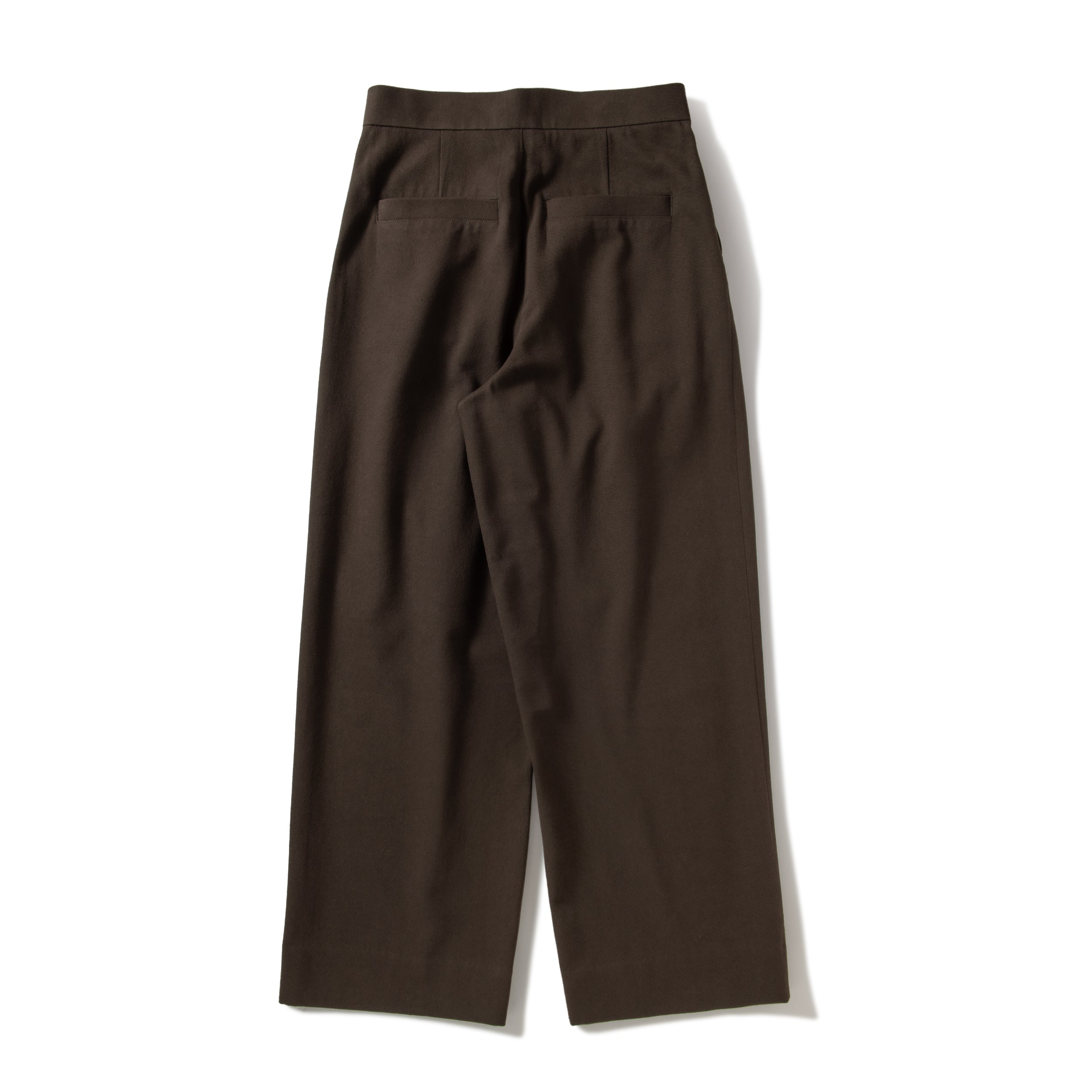 AMBER / WOOL TWILL PANTS - CAMEL