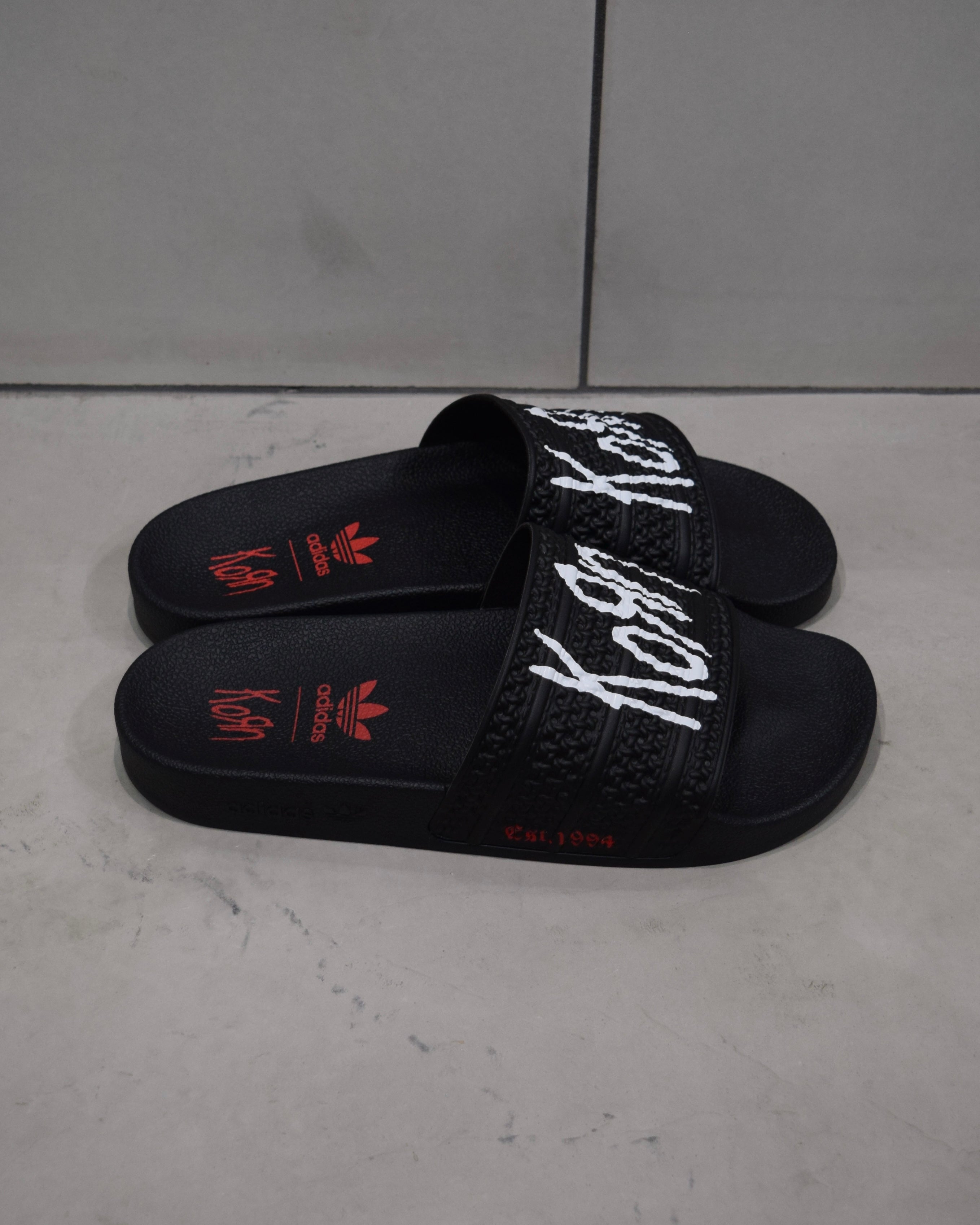 ADIDAS×KoRn / ADILETTE KORN - BLACK