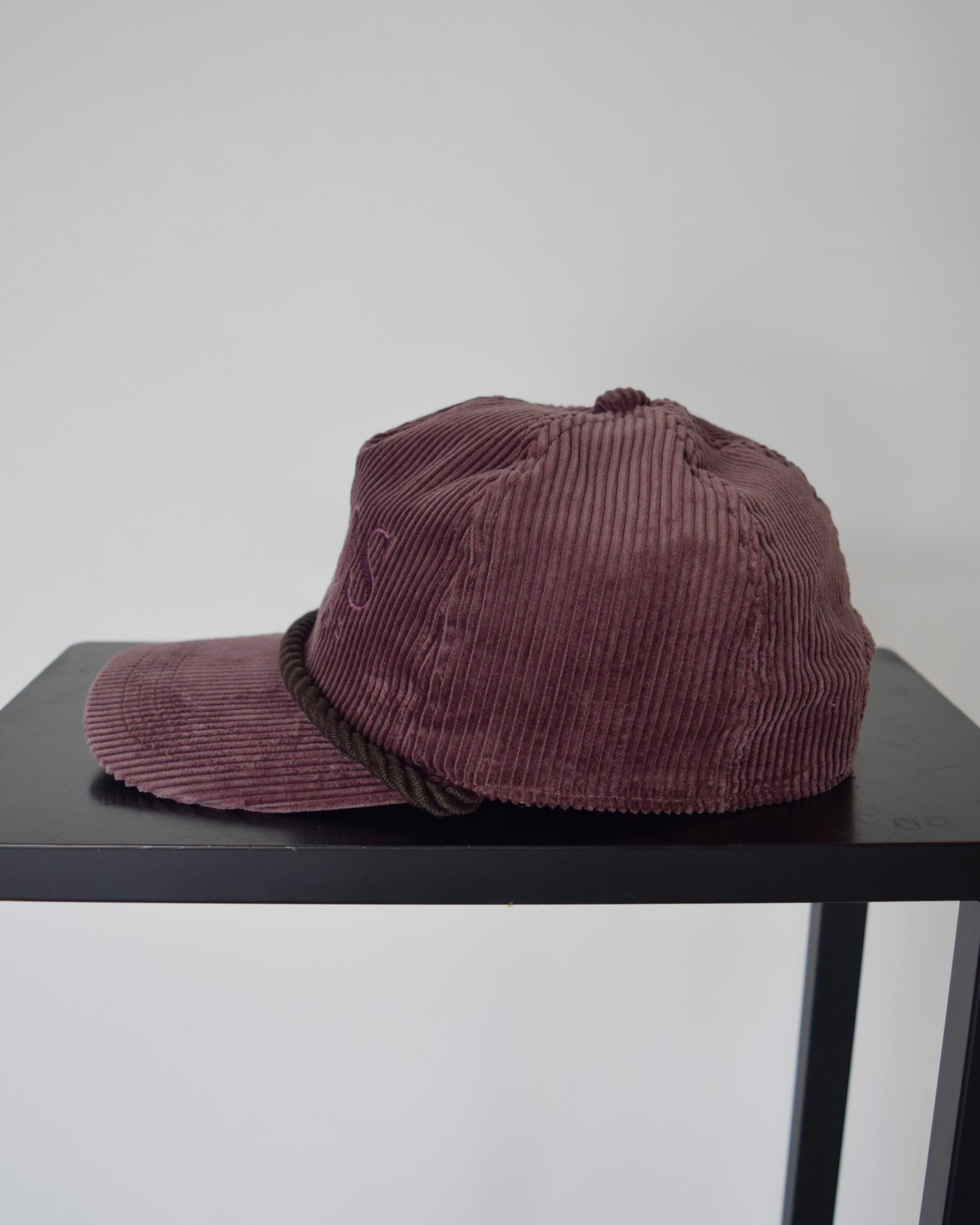 1000s thousands / CORDUROY TRACKER CAP - PURPLE BROWN