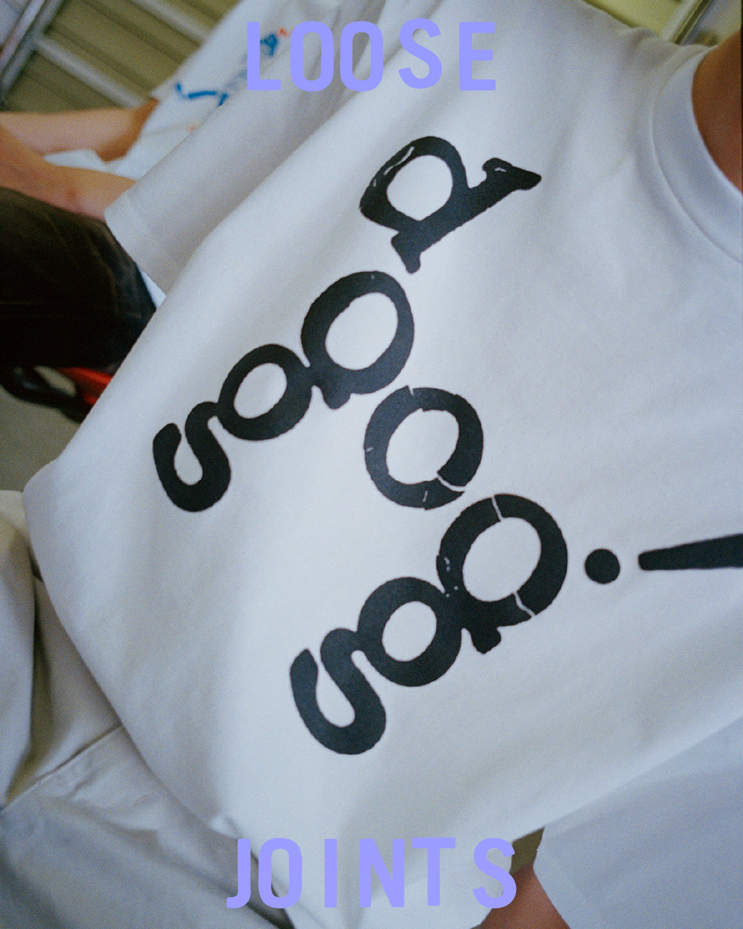 loosejoints / JASON FOX - "DOG" S/S TEE - WHITE