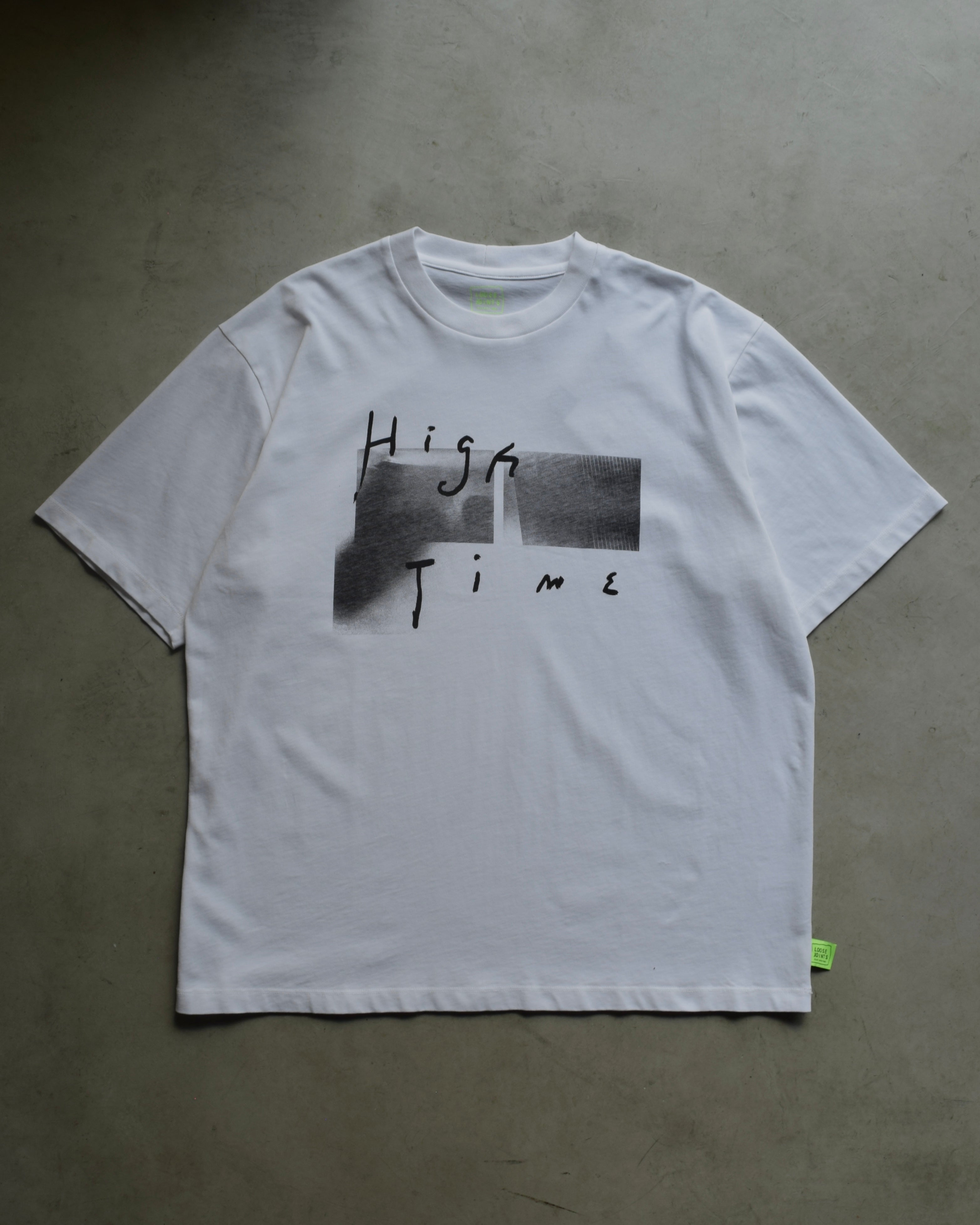 loosejoints / JUN TSUNODA - "HIGH TIME" S/S TEE - WHITE