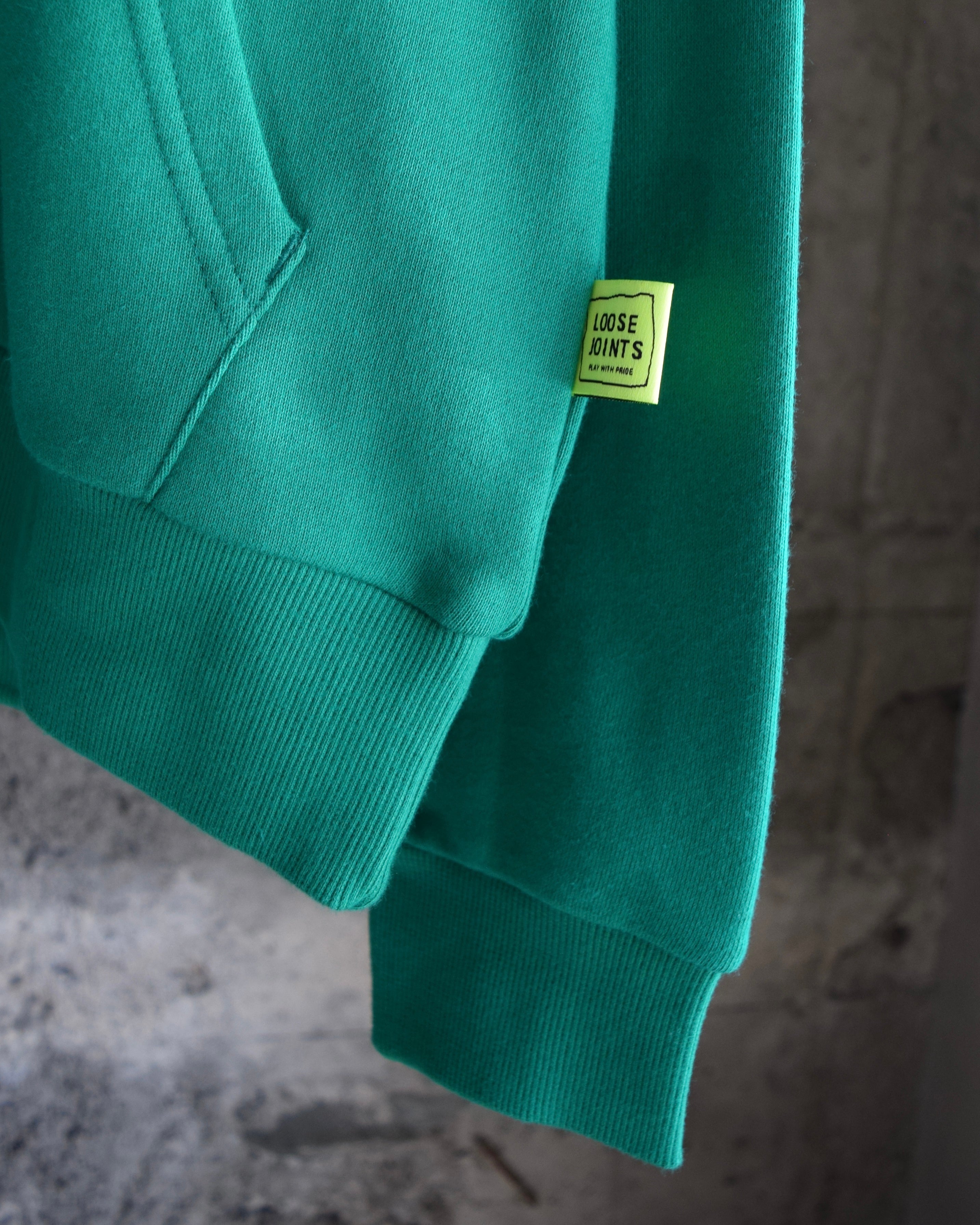 loosejoints / MASATO MAEKAWA - "Mezcal" Hoodie - GREEN