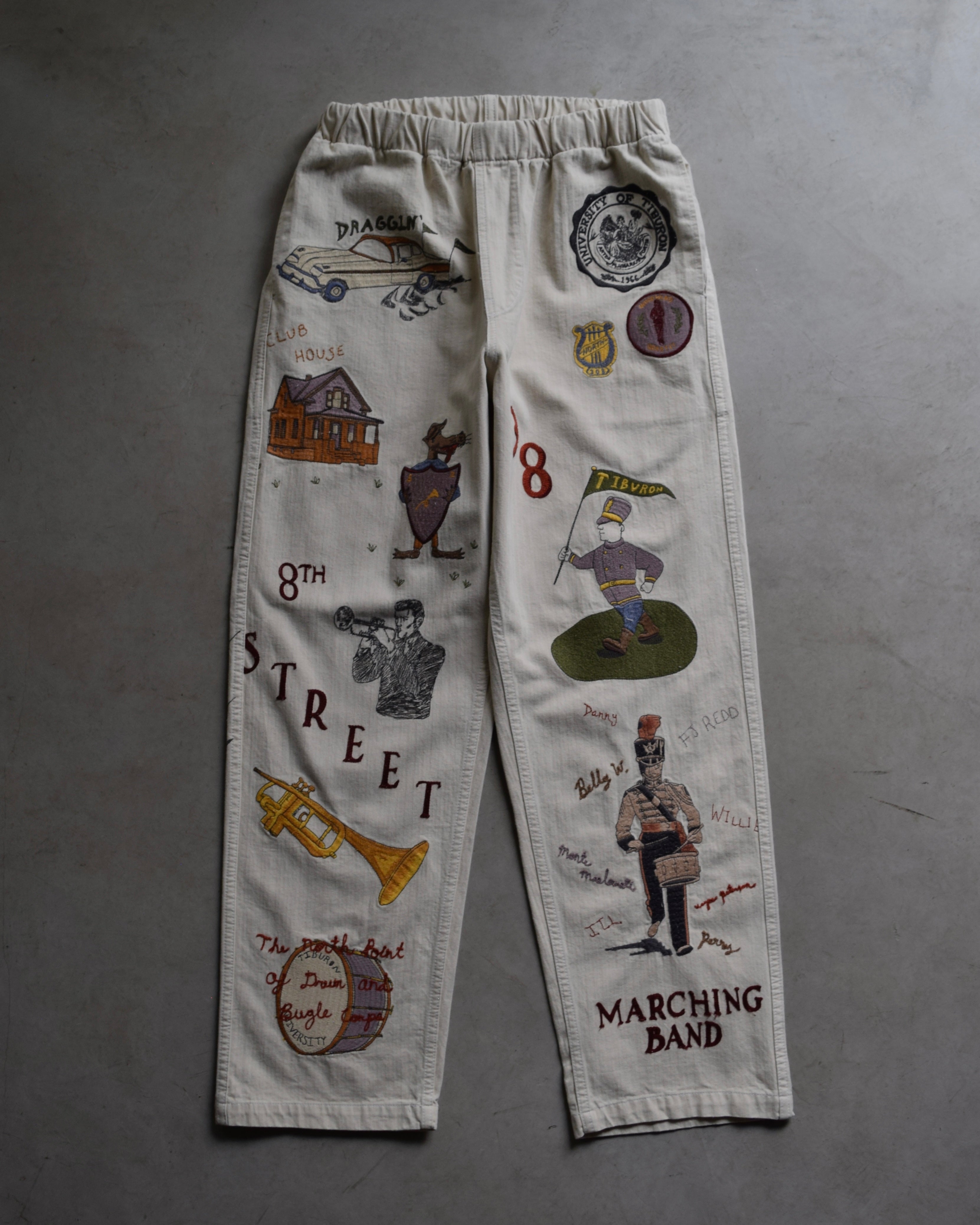 samuel zelig / Marching Band Pant - Ecru