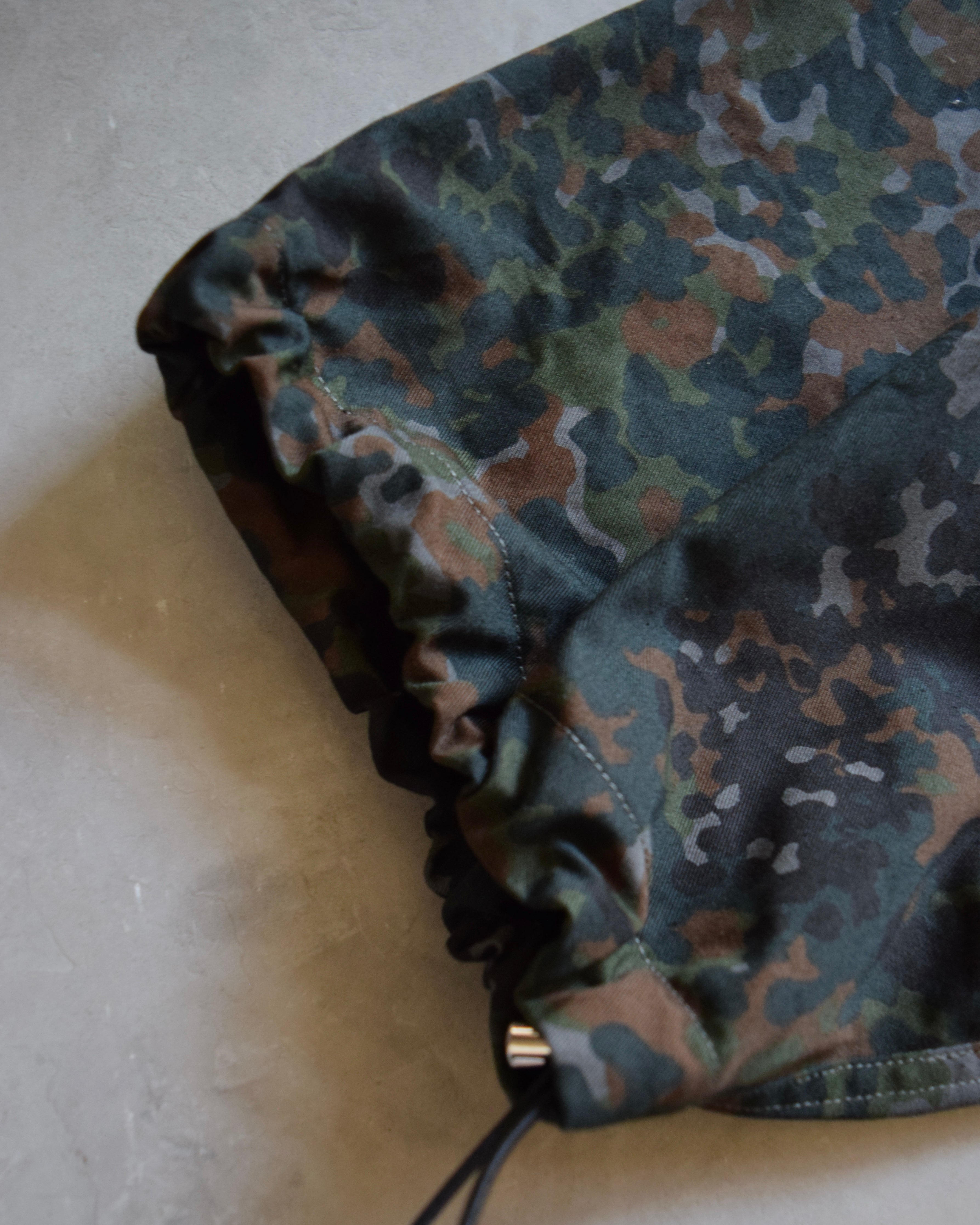 LES SIX / sniper hoodie - German camo dyed