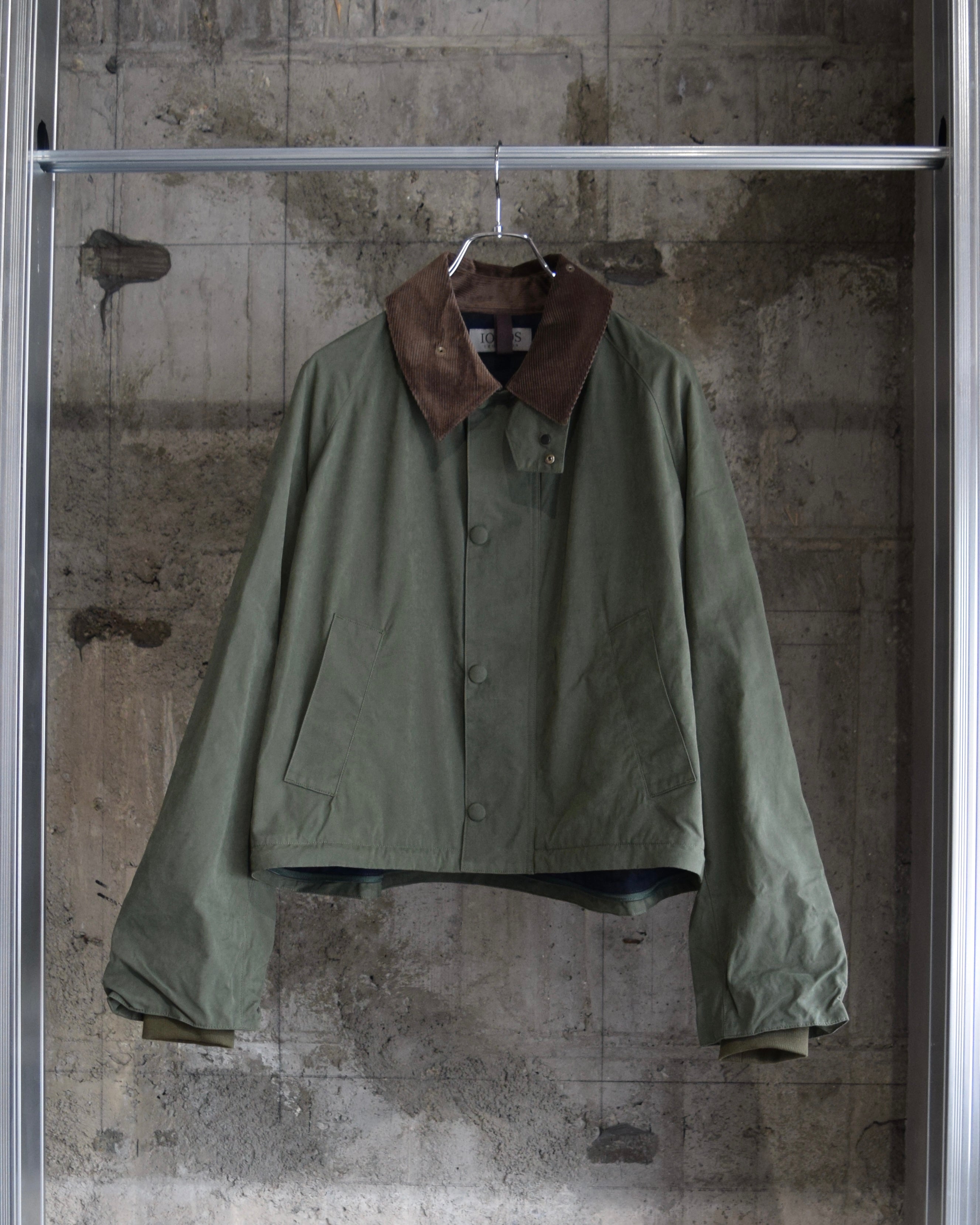 1000s thousands / WAXED CANVAS CONVERT COAT - FOREST GREEN