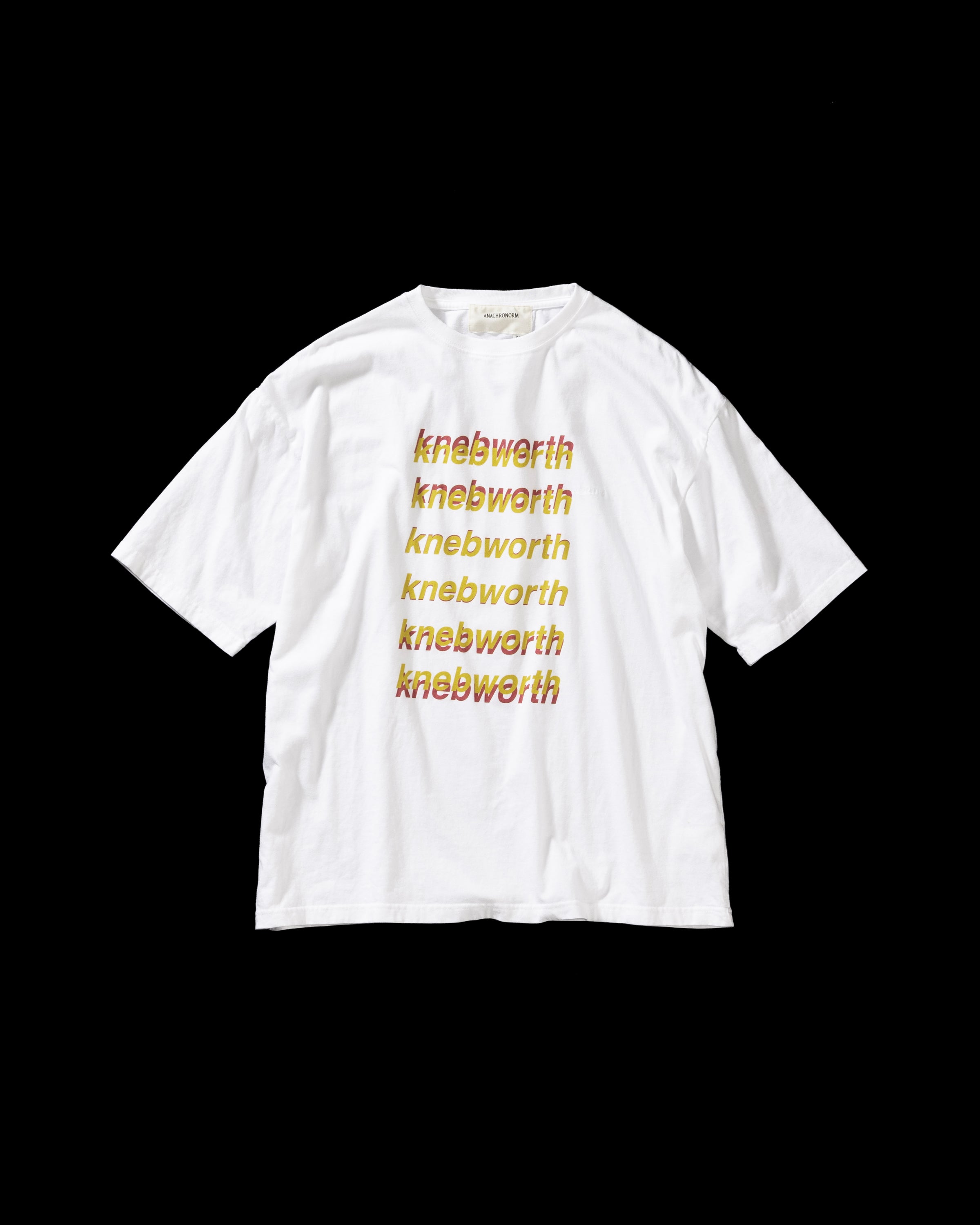 ANACHRONORM / GRADATION PRINTED S/S T-S - WHITE