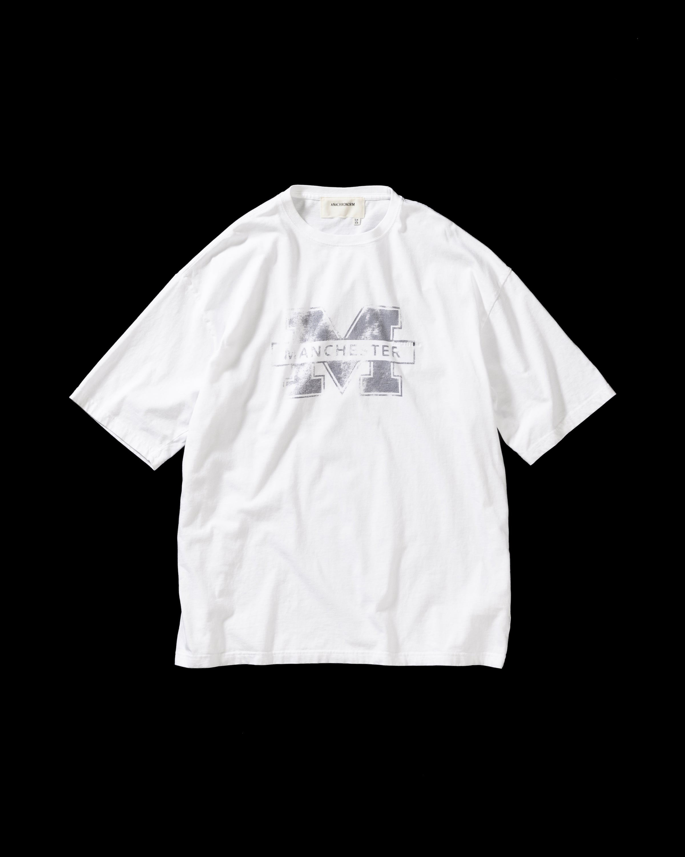 ANACHRONORM / MANCHESTER PRINTED S/S T-S - WHITE