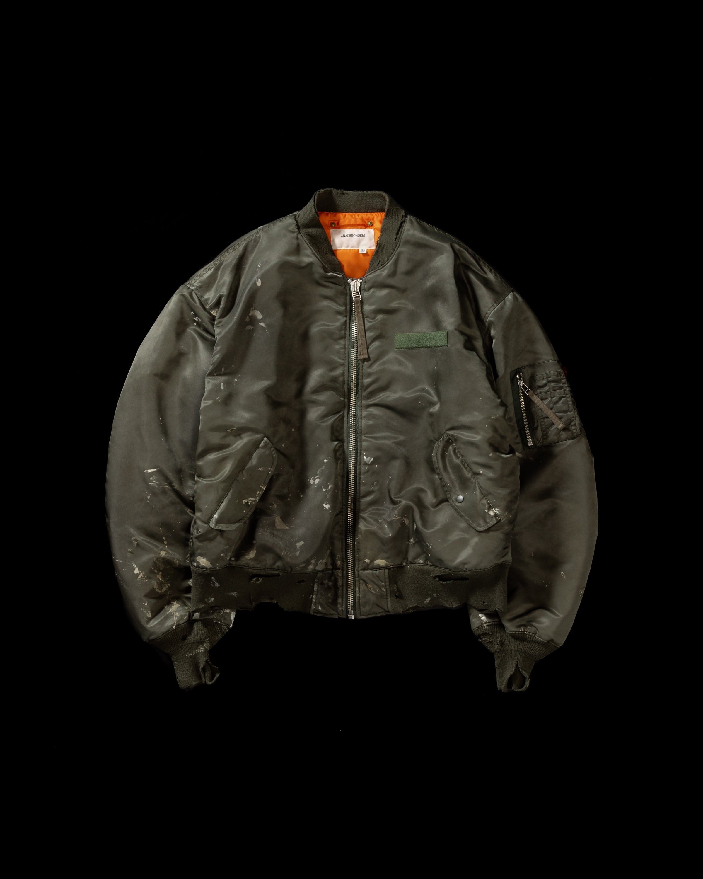 ANACHRONORM /DIRTY NYLON MA-1 OLIVE