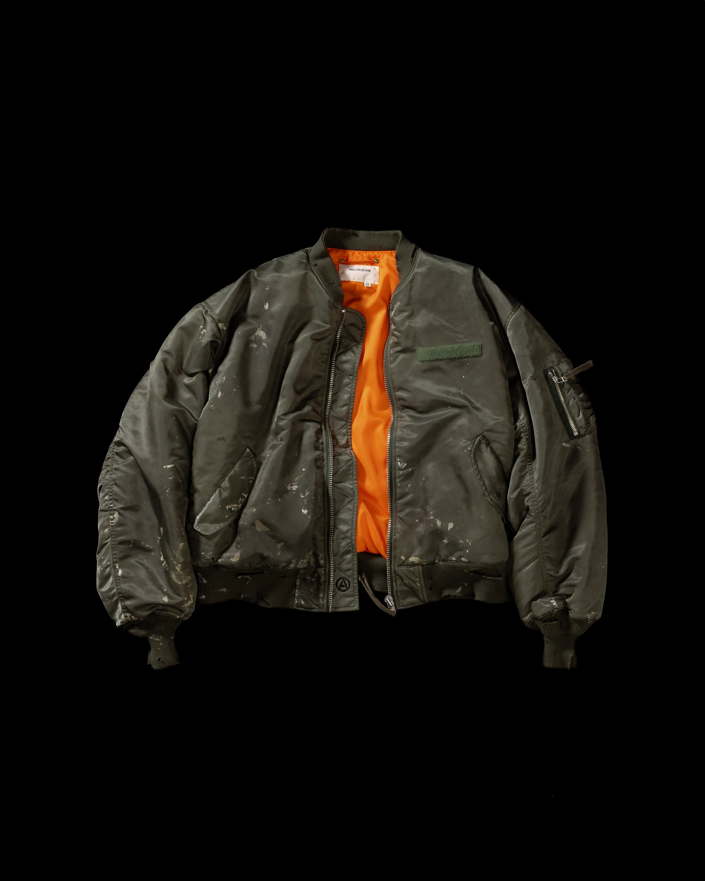 ANACHRONORM /DIRTY NYLON MA-1 OLIVE