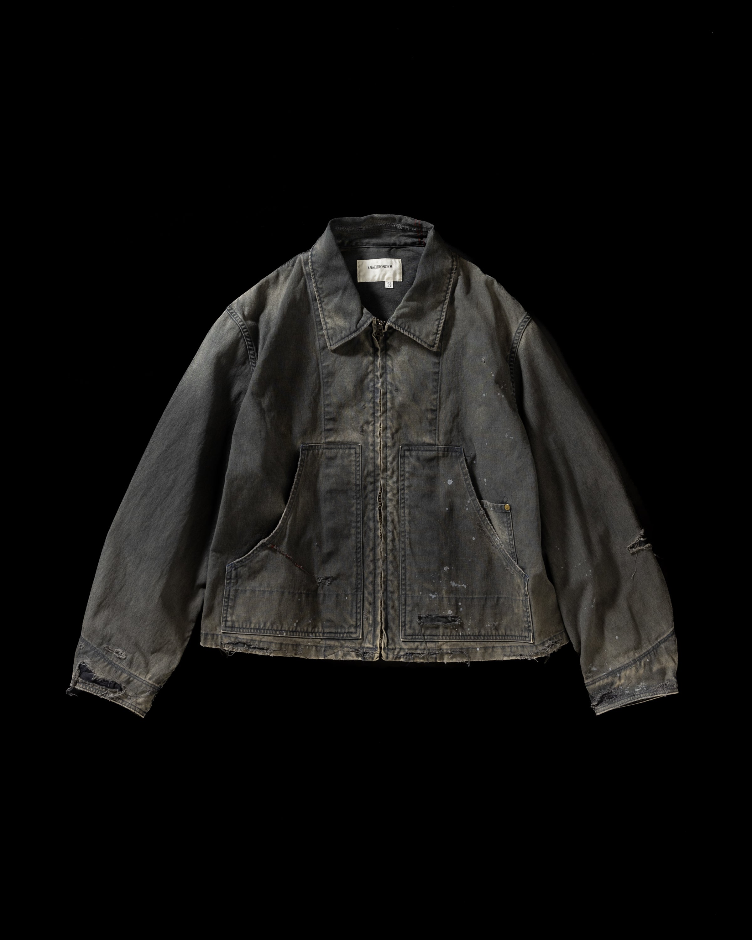 ANACHRONORM /REMAKED DETROIT DUCK JACKET BLACK