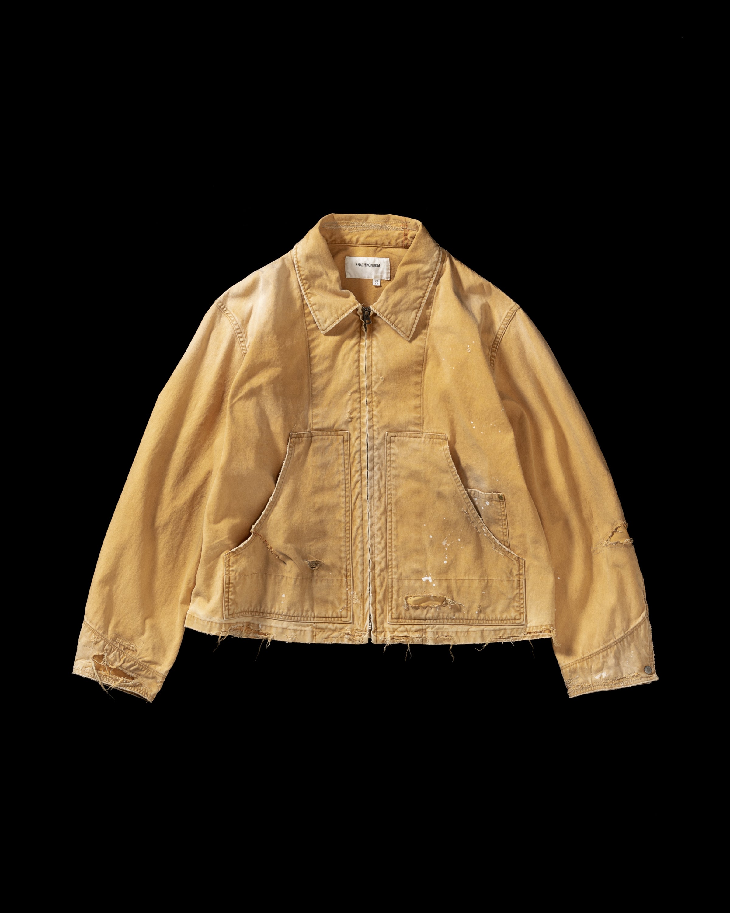 ANACHRONORM /REMAKED DETROIT DUCK JACKET YELLOW OCHER