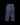 ANACHRONORM / COLOR DYED FRONT YORK DENIM PANTS - INDIGO×GRAY