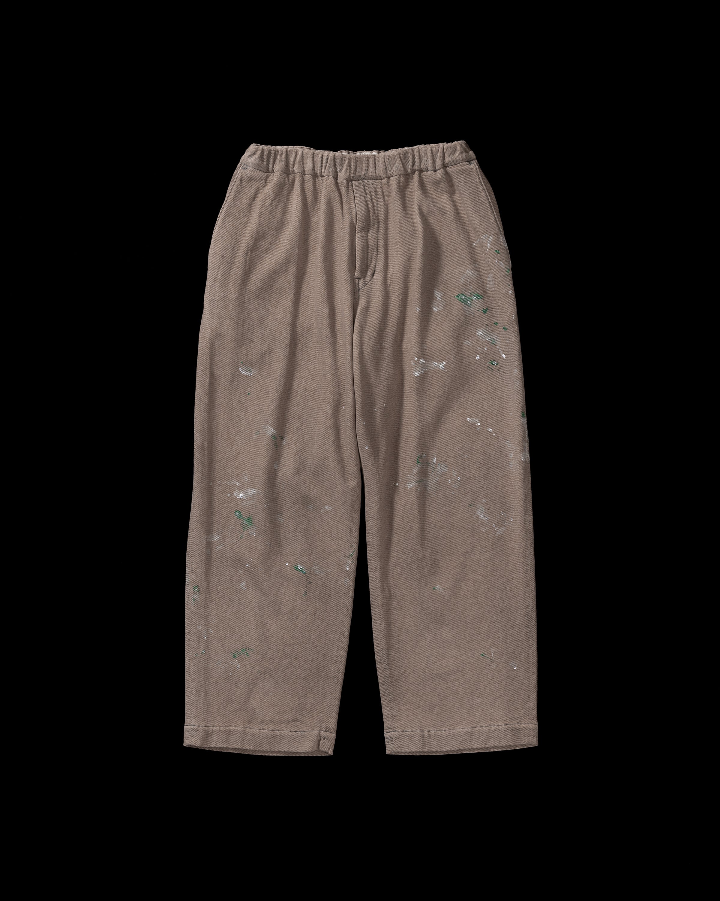 ANACHRONORM /LOOSE DENIM WIDE EASY PANTS BEIGE