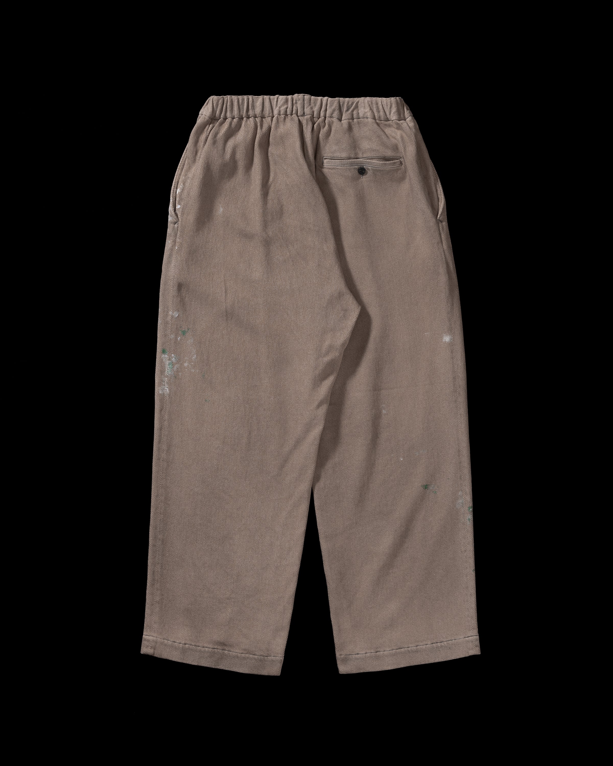 ANACHRONORM /LOOSE DENIM WIDE EASY PANTS BEIGE