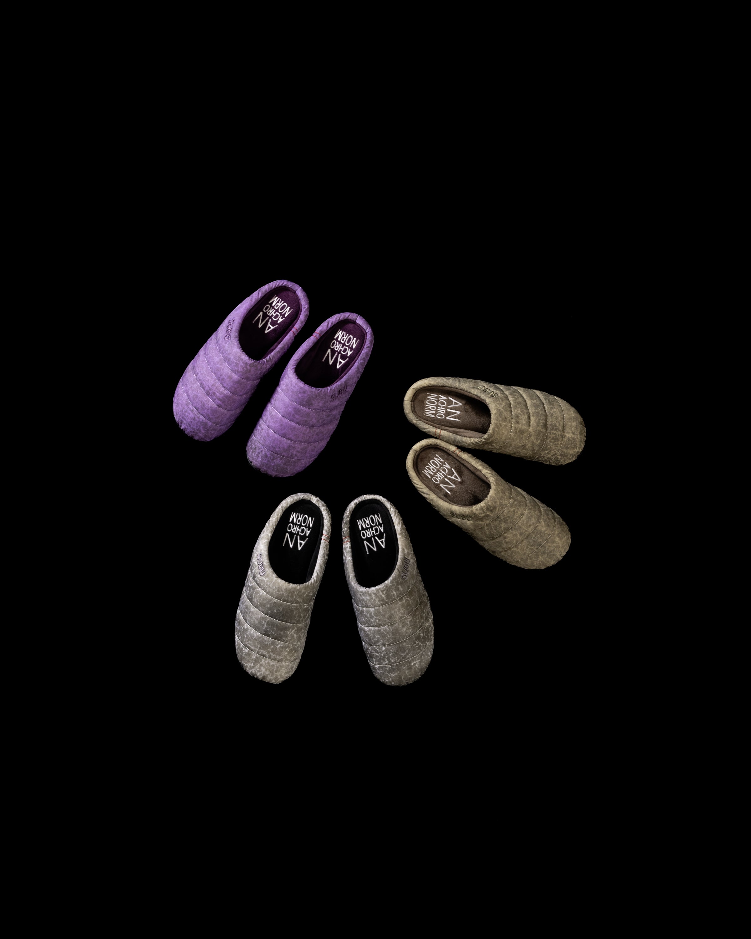 ANACHRONORM /SUBU×ANACHRONORM DIRTPAINT NYLON SANDAL PURPLE