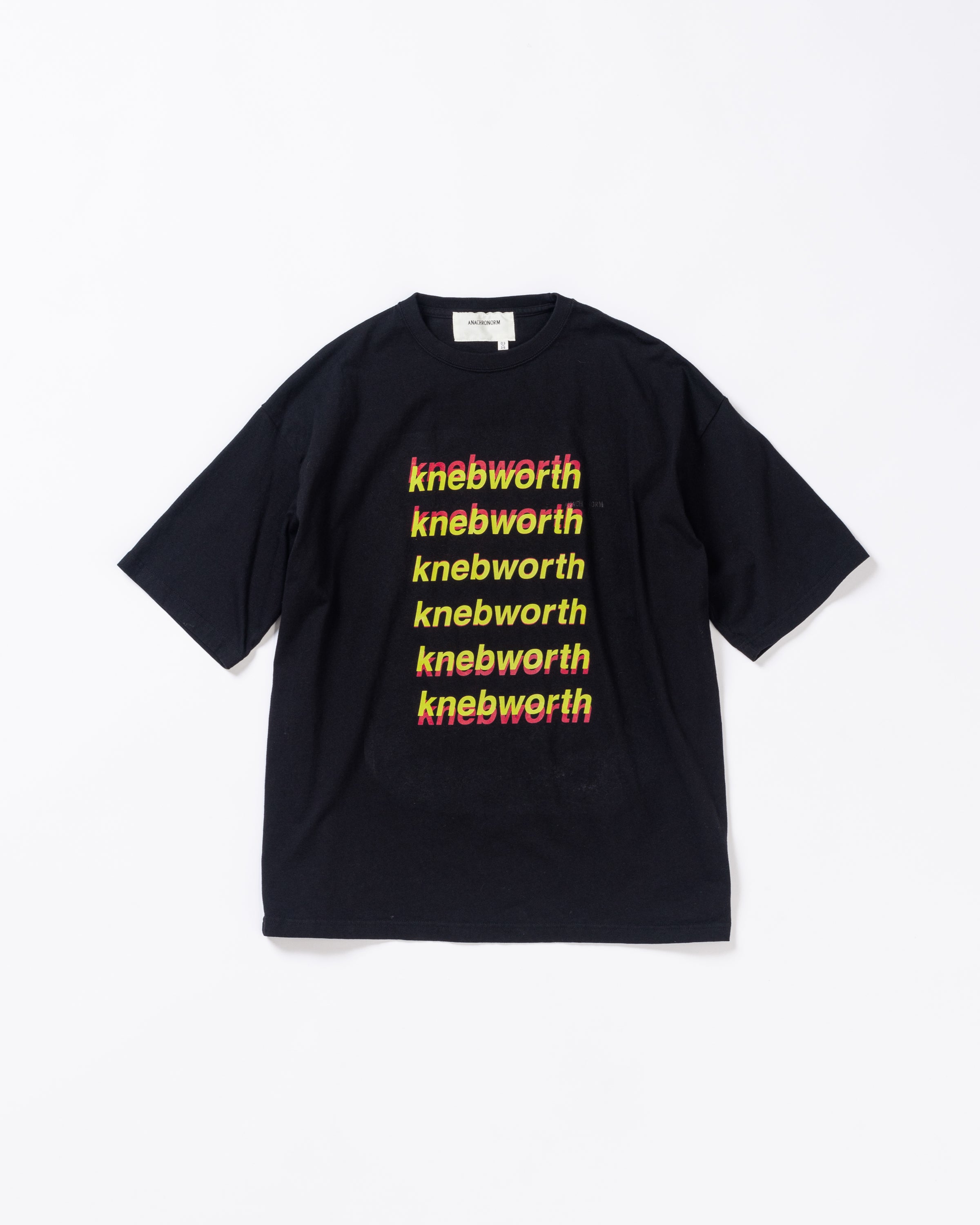 ANACHRONORM / GRADATION PRINTED S/S T-S - BLACK