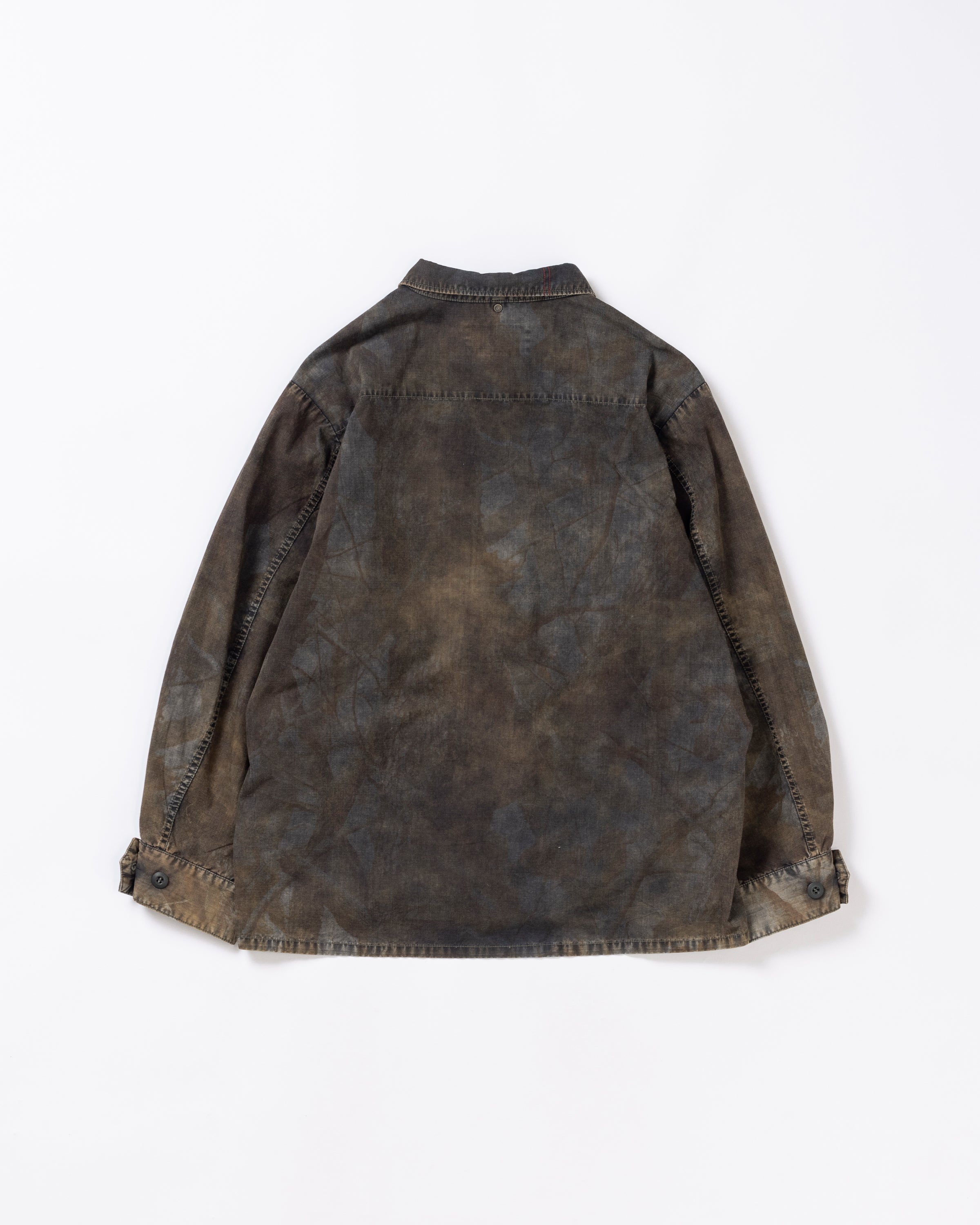 ANACHRONORM / SULFUR DYED RIPSTOP REALTREE FATIGUE JACKET - SULFUR BLACK