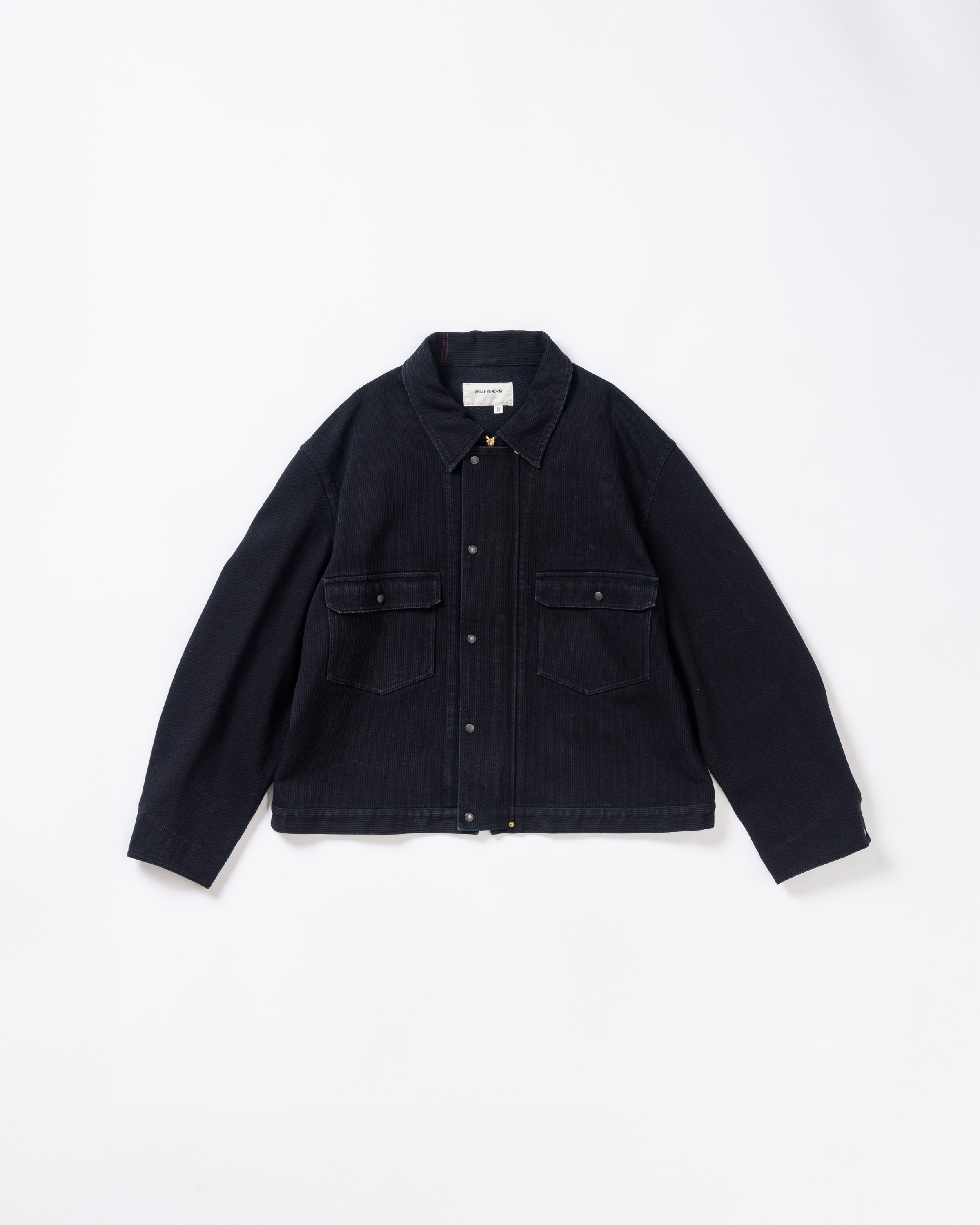 ANACHRONORM / HEAVY PIQUE WORK JACKET BLACK