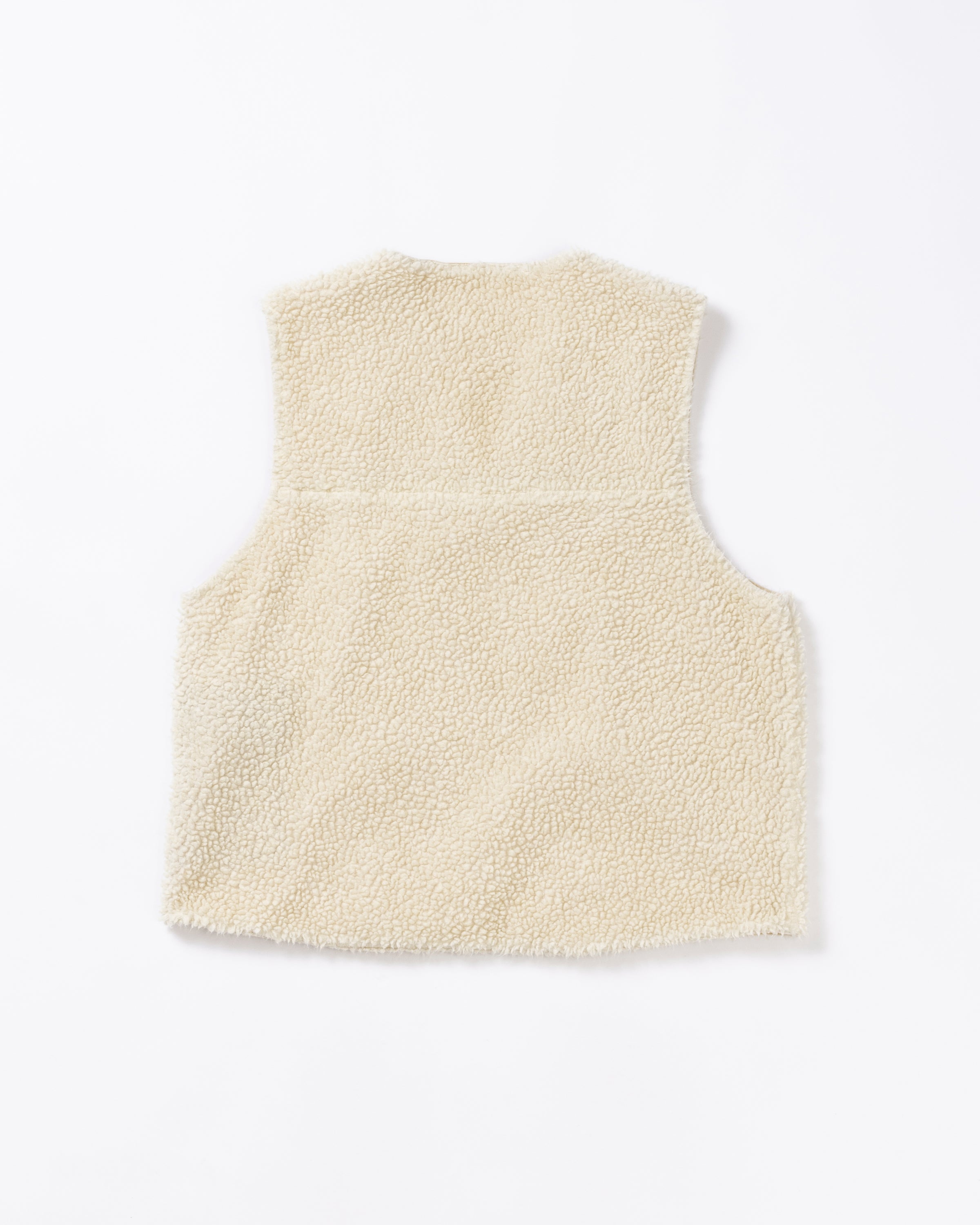 ANACHRONORM / REVERSIBLE DUCK VEST - YELLOW OCHER