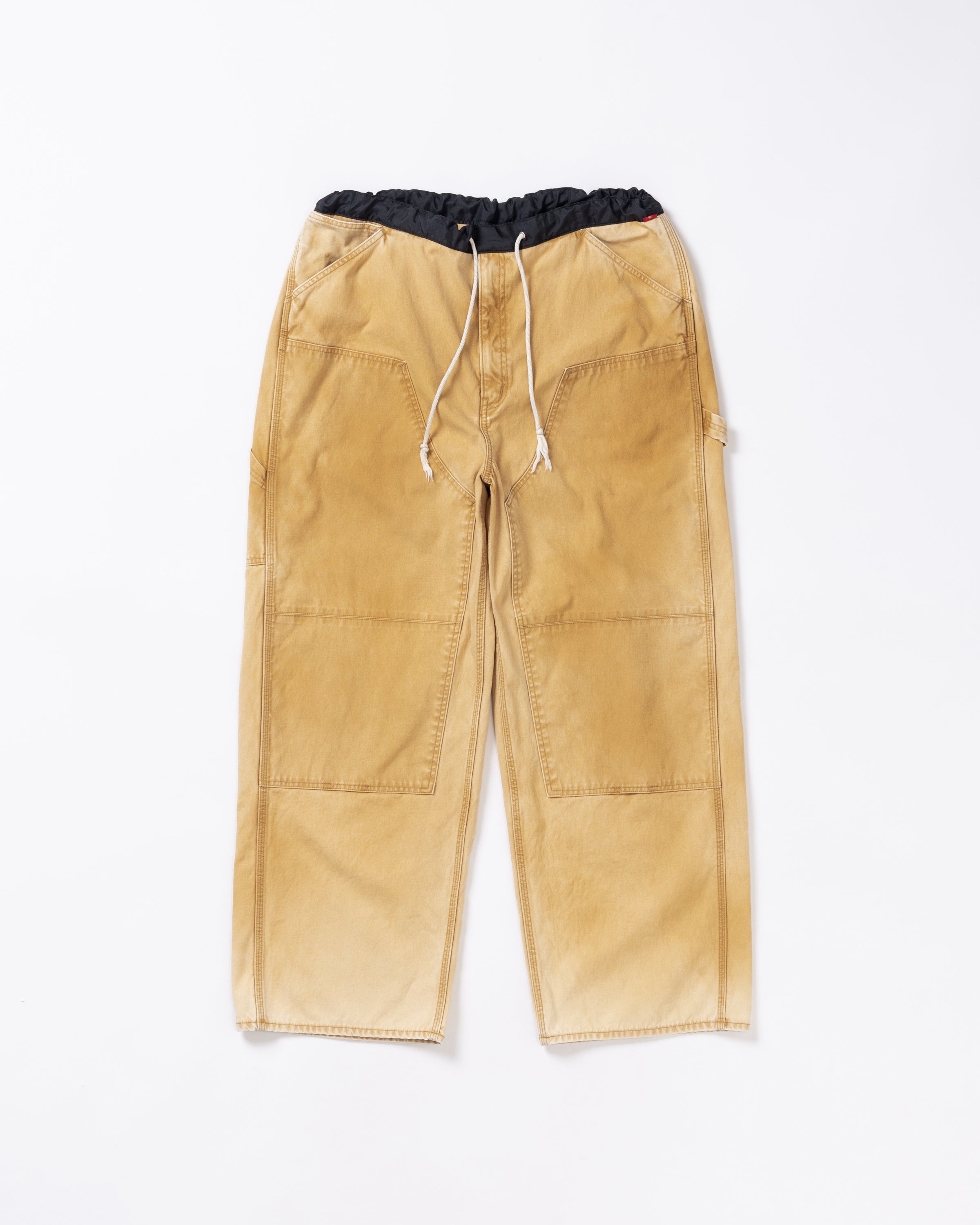 ANACHRONORM /DOUBLE KNEE DUCK PAINTER PANTS YELLOW OCHER
