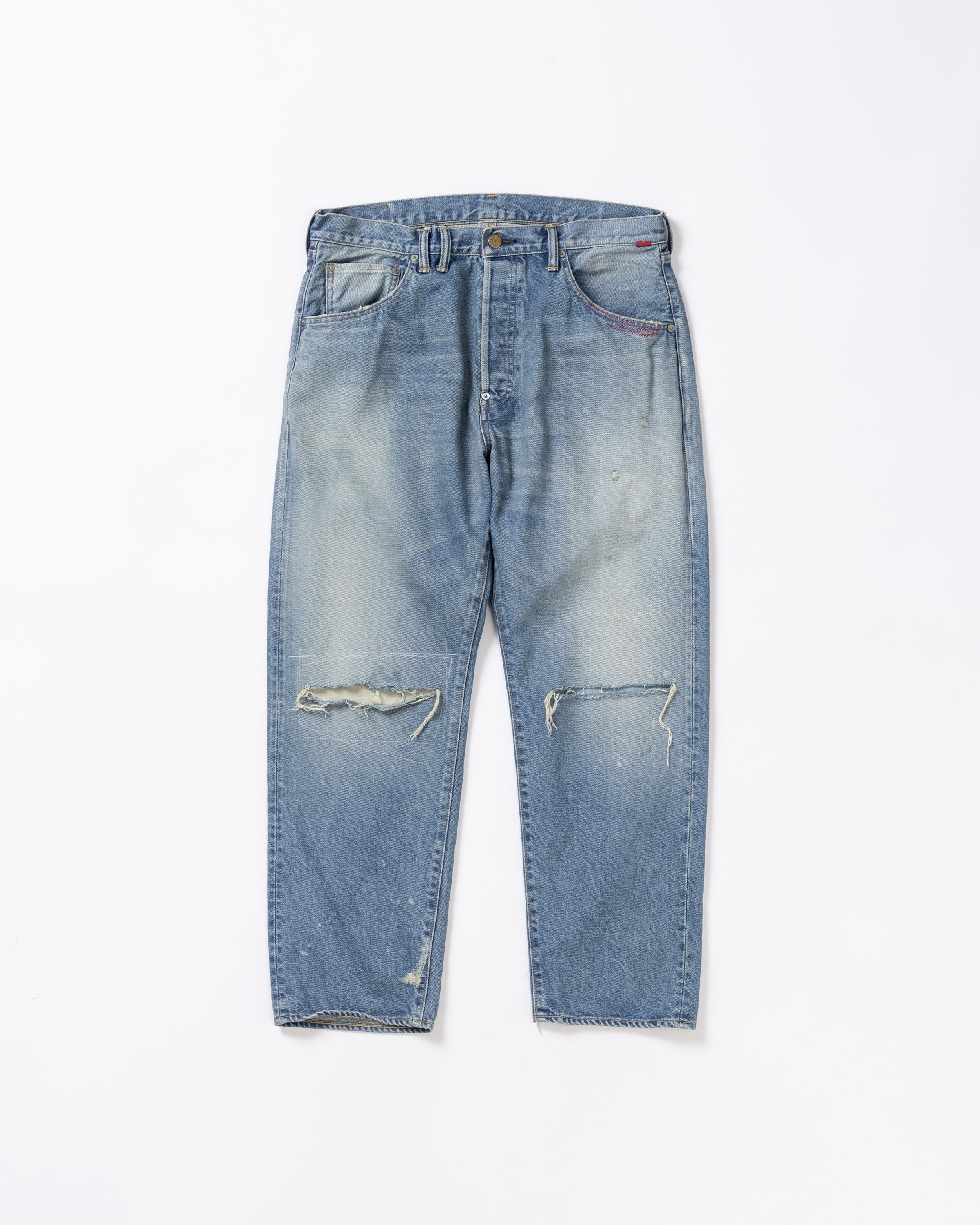 ANACHRONORM / ANKR001 / REGULAR TAPERED REMAKED 5P PANTS KR - INDIGO(REMAKE)