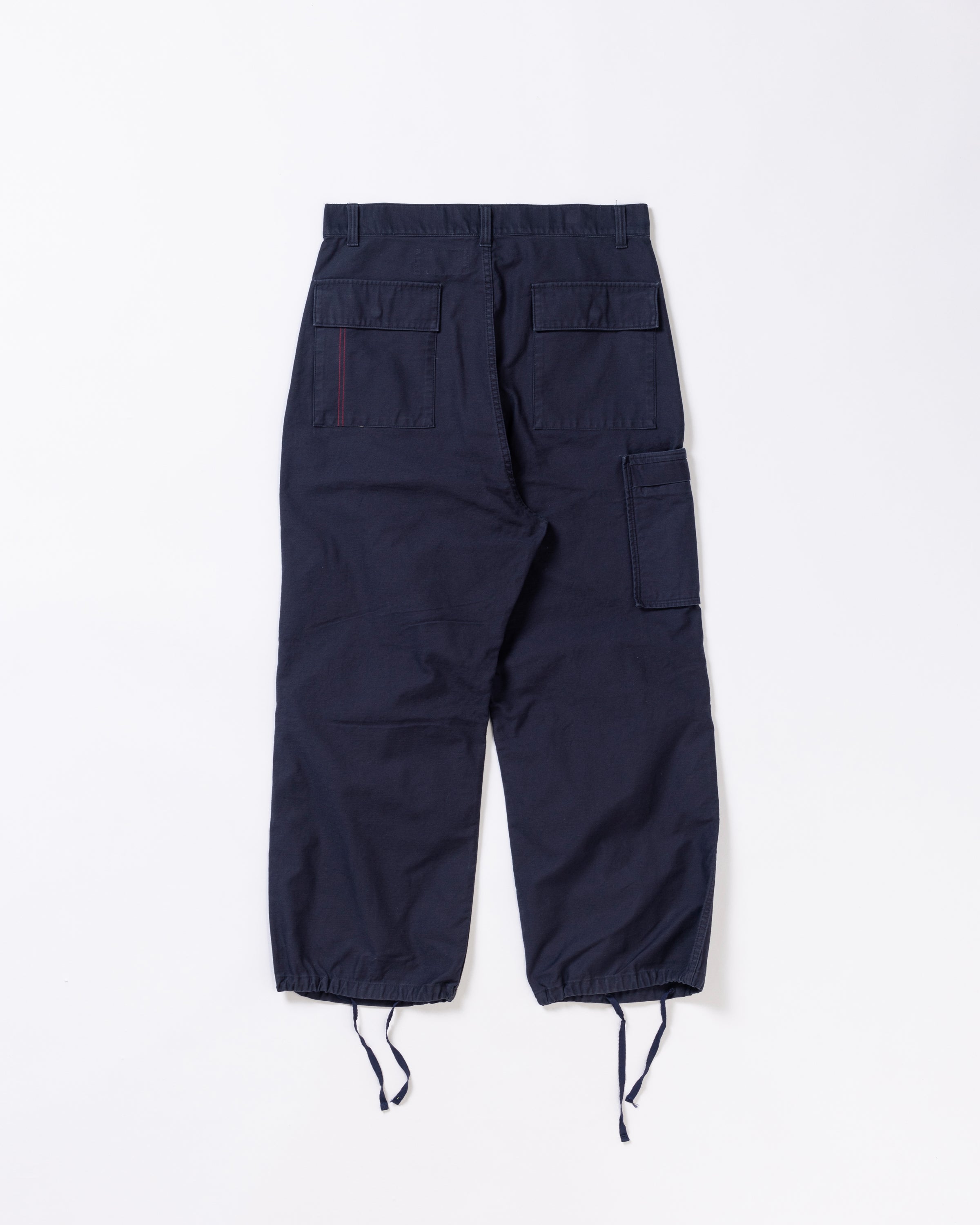ANACHRONORM / BACK SATIN MILITARY FLAP PANTS NAVY