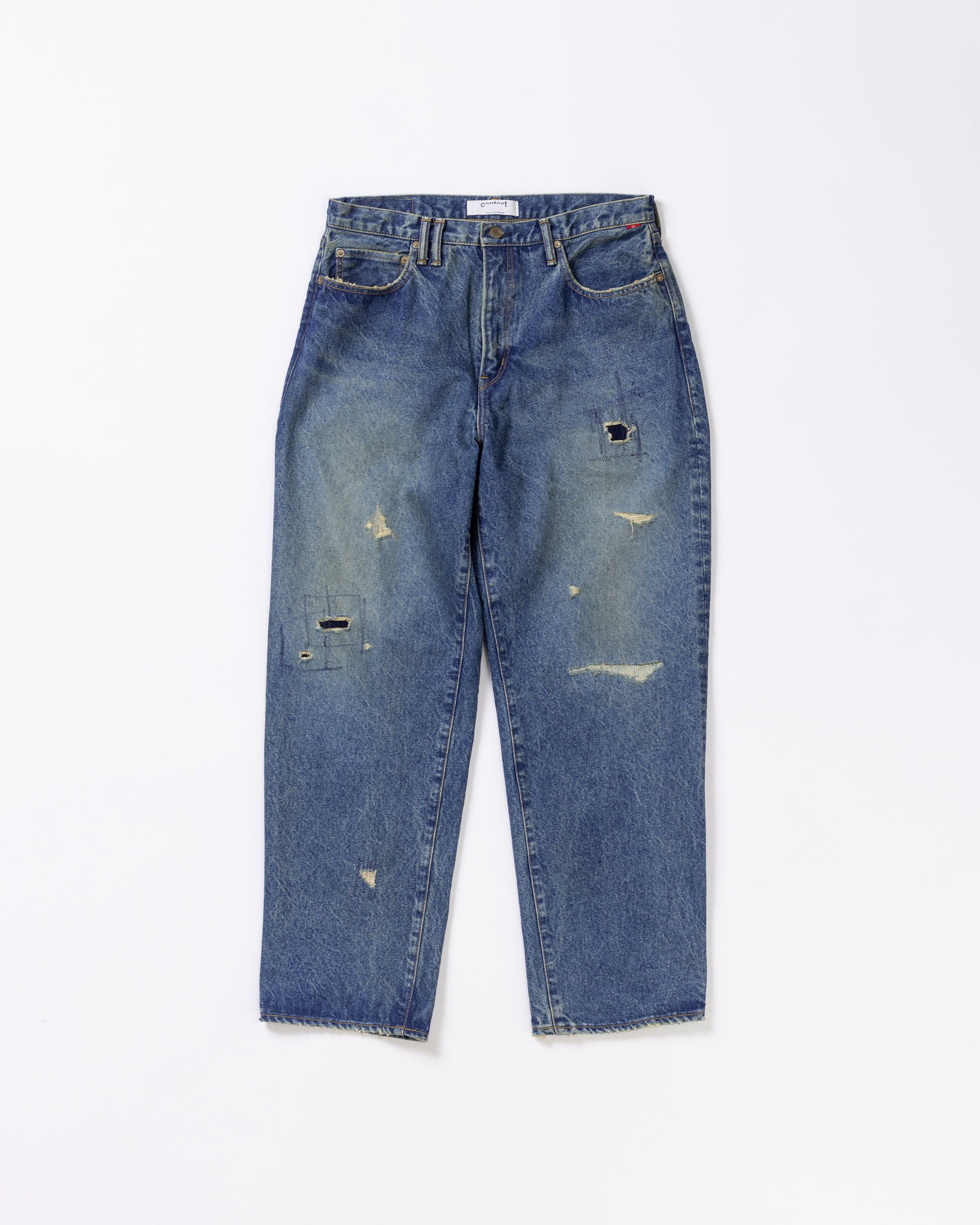 CONTEXT / 80's WIDE 5P PANTS - INDIGO 25 REMAKE