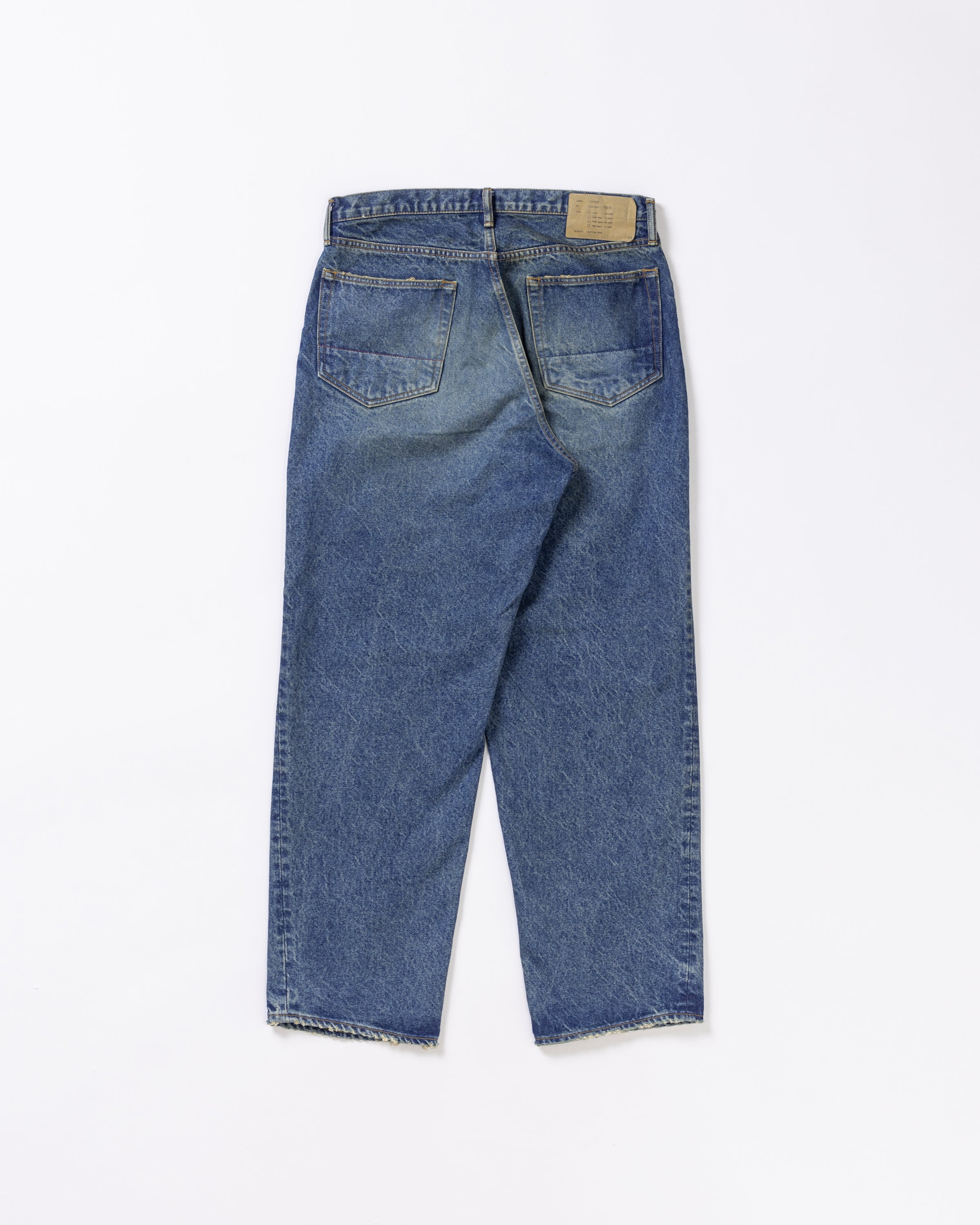CONTEXT / 80's WIDE 5P PANTS - INDIGO 25 REMAKE